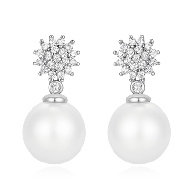 Dazzling Pearls Earrings