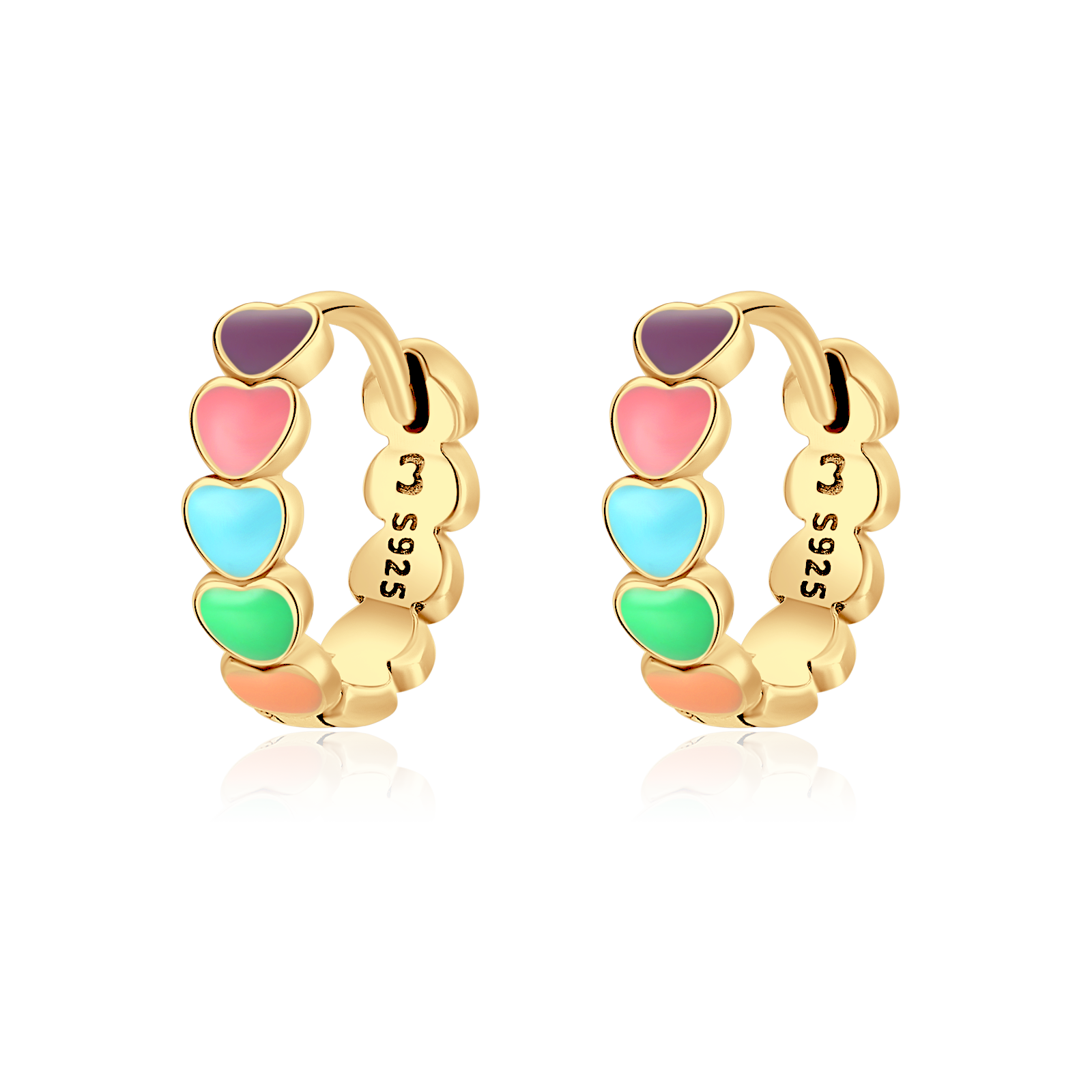 Colorful Love Earrings