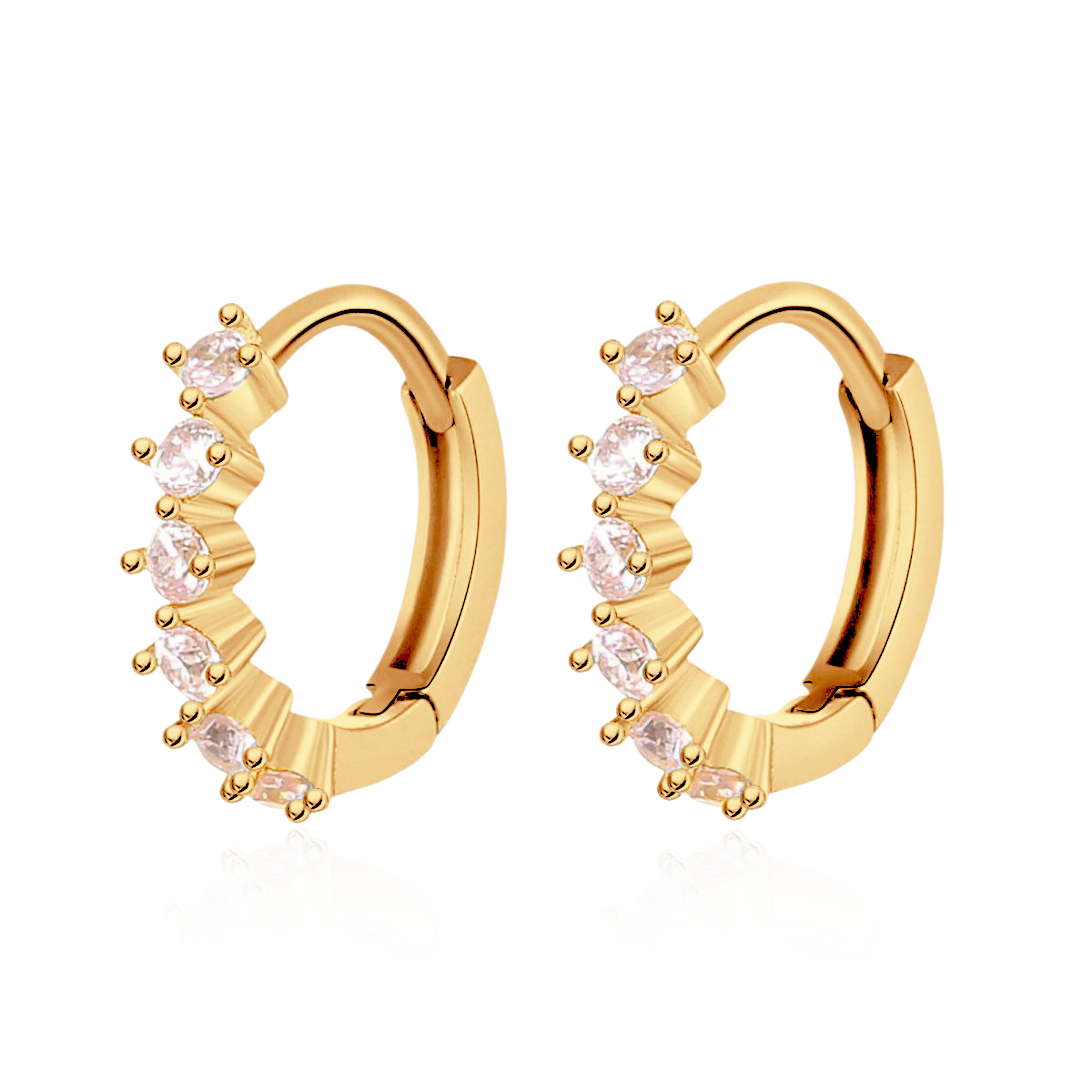 Greenish Pink Earrings