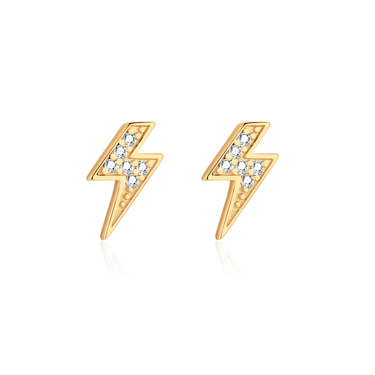 Sparkles Lightning Earrings - Milas Jewels Shop