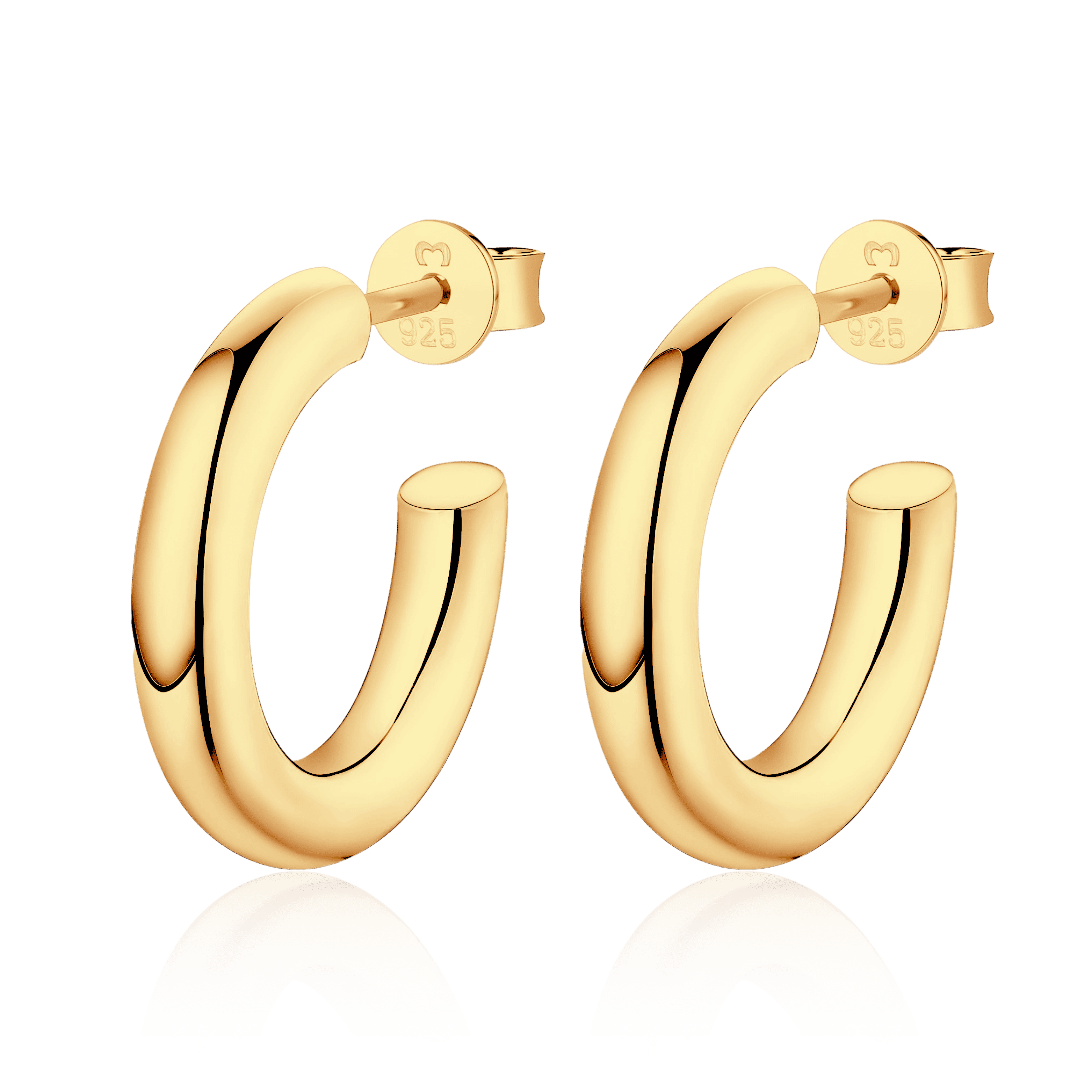 Half Ring Lumina Earrings - Milas Jewels Shop