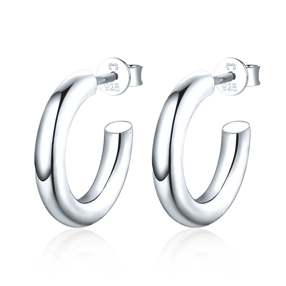 Half Ring Lumina Earrings - Milas Jewels Shop