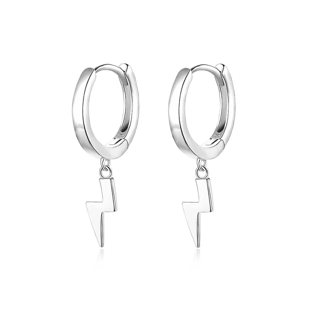 Lightning Hoop Earrings