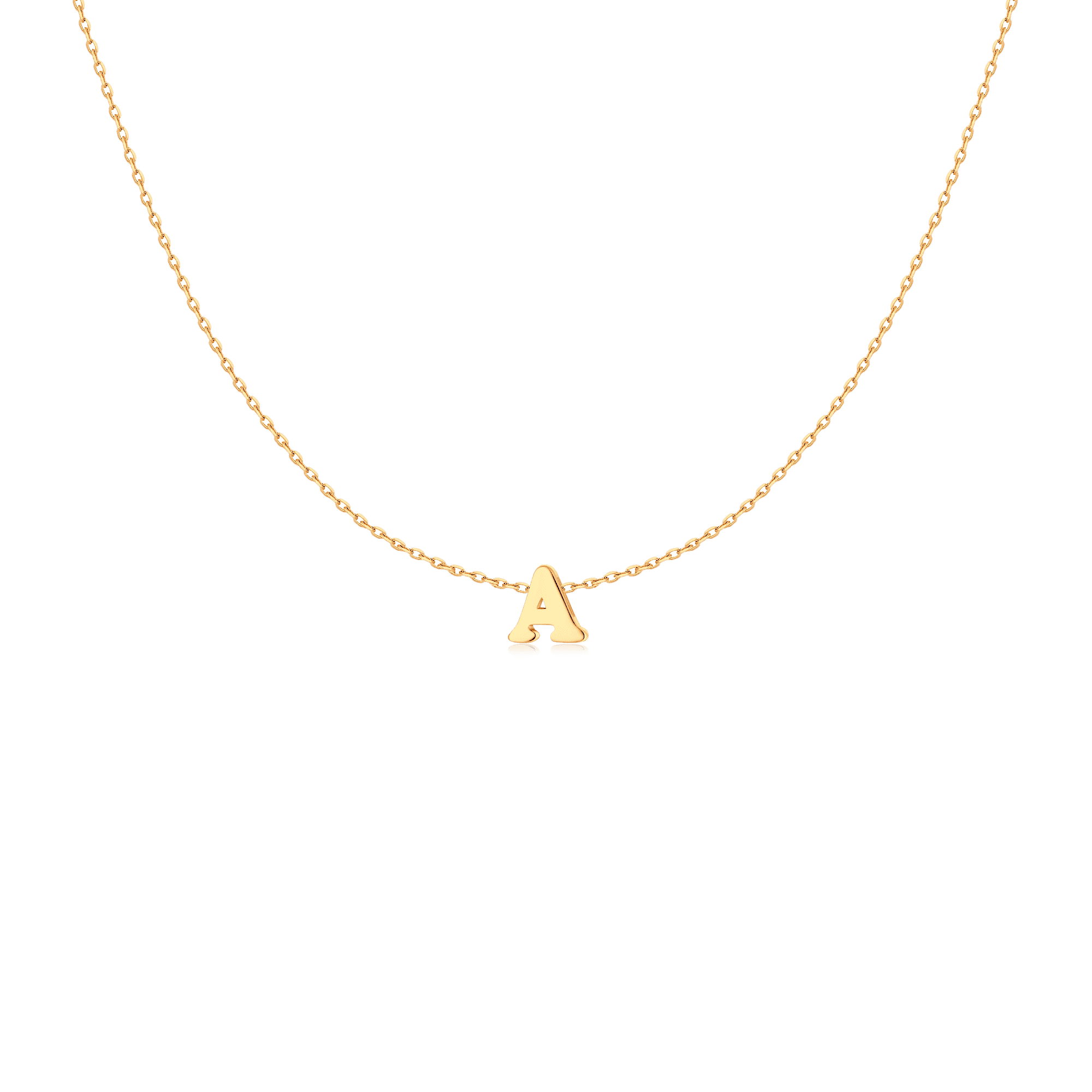 Capital Letter Necklace - Milas Jewels Shop