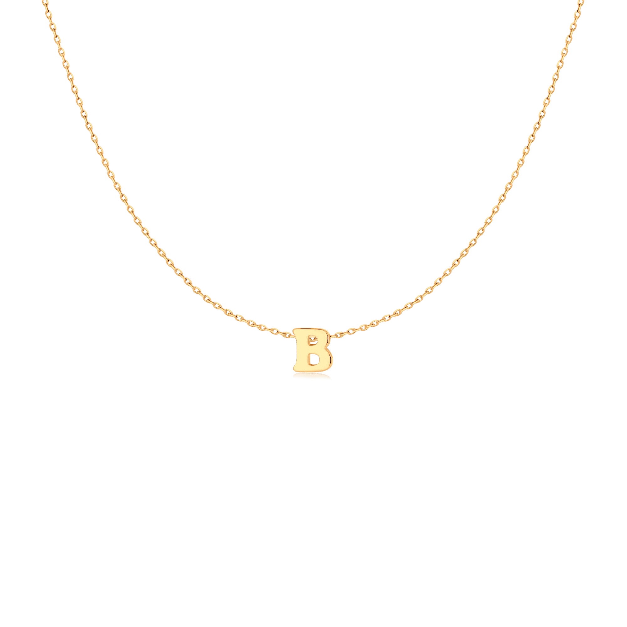 Capital Letter Necklace - Milas Jewels Shop