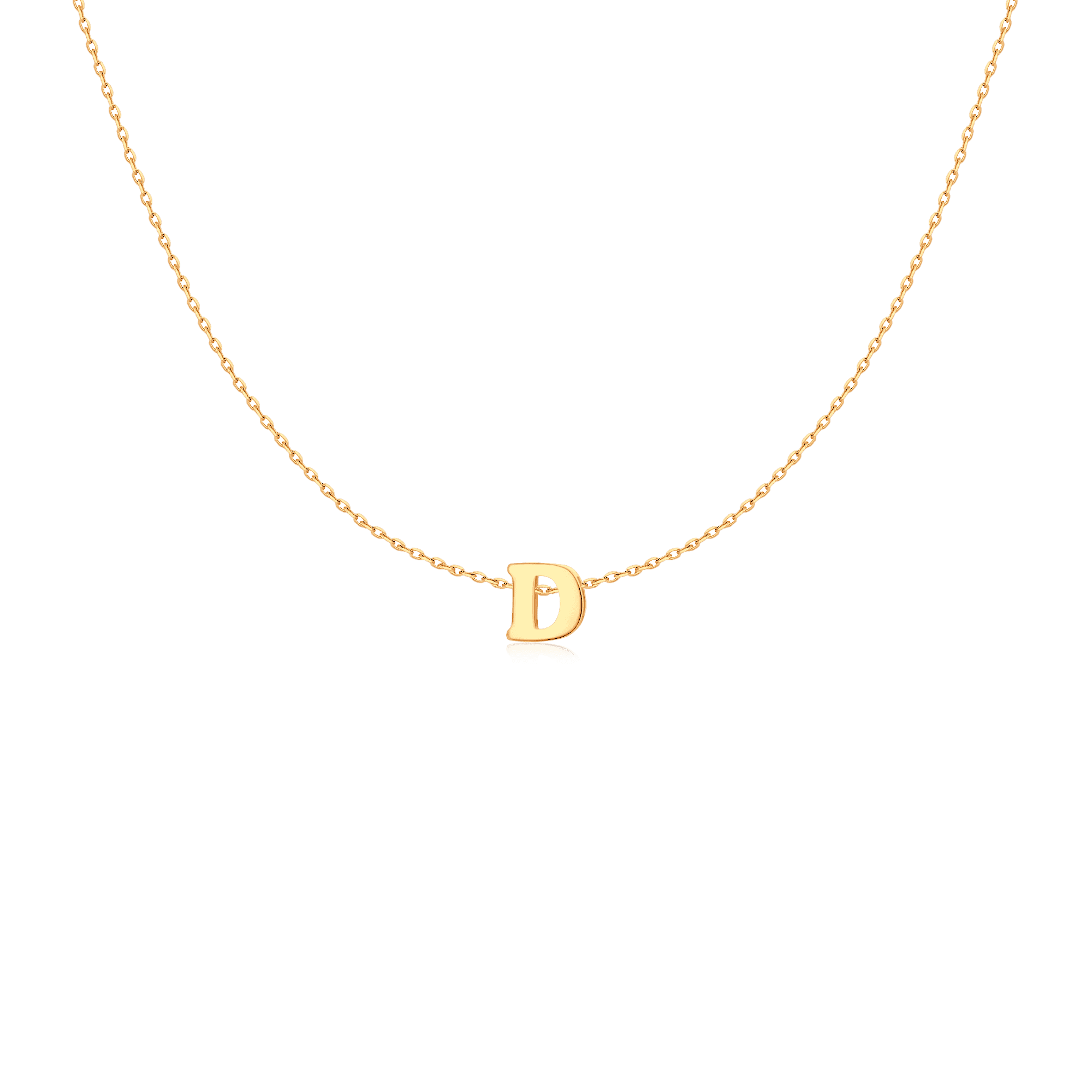 Capital Letter Necklace - Milas Jewels Shop