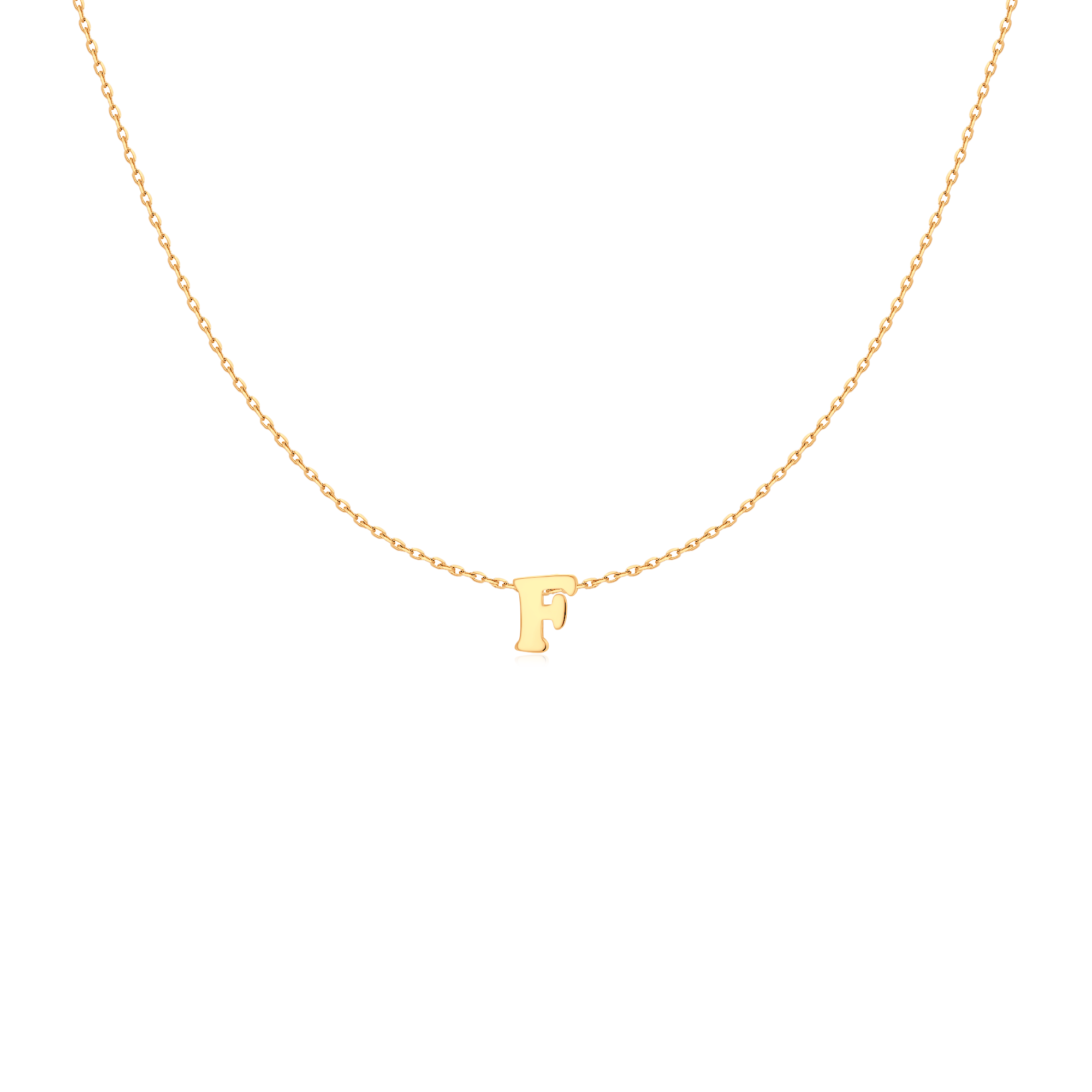 Capital Letter Necklace - Milas Jewels Shop