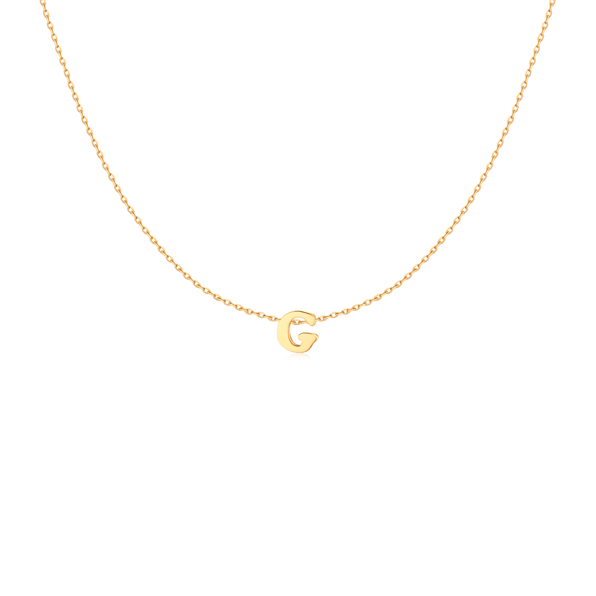 Capital Letter Necklace - Milas Jewels Shop