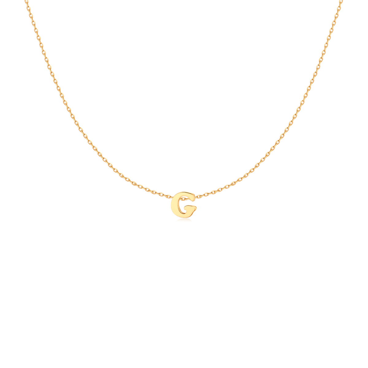 Capital Letter Necklace - Milas Jewels Shop