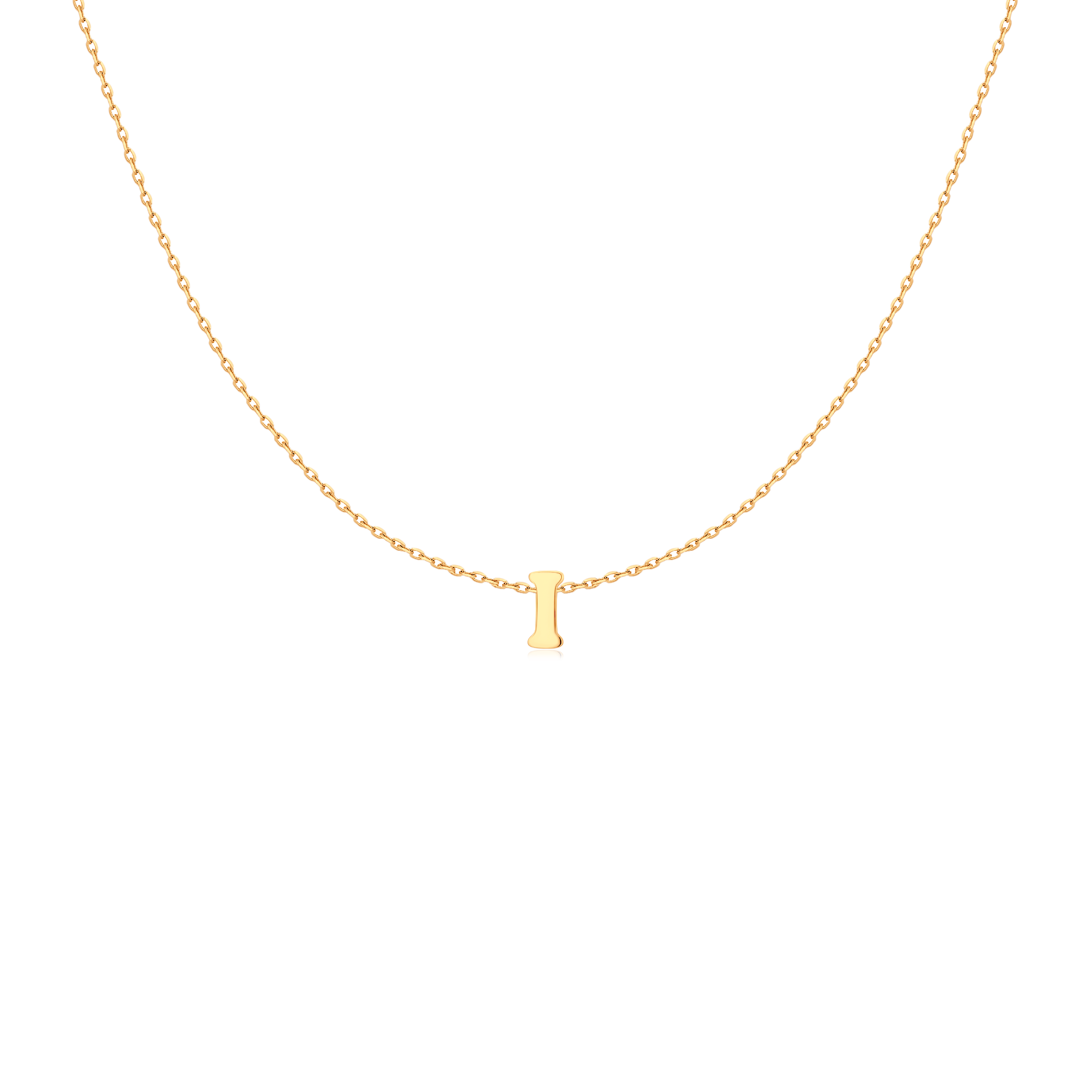 Capital Letter Necklace - Milas Jewels Shop