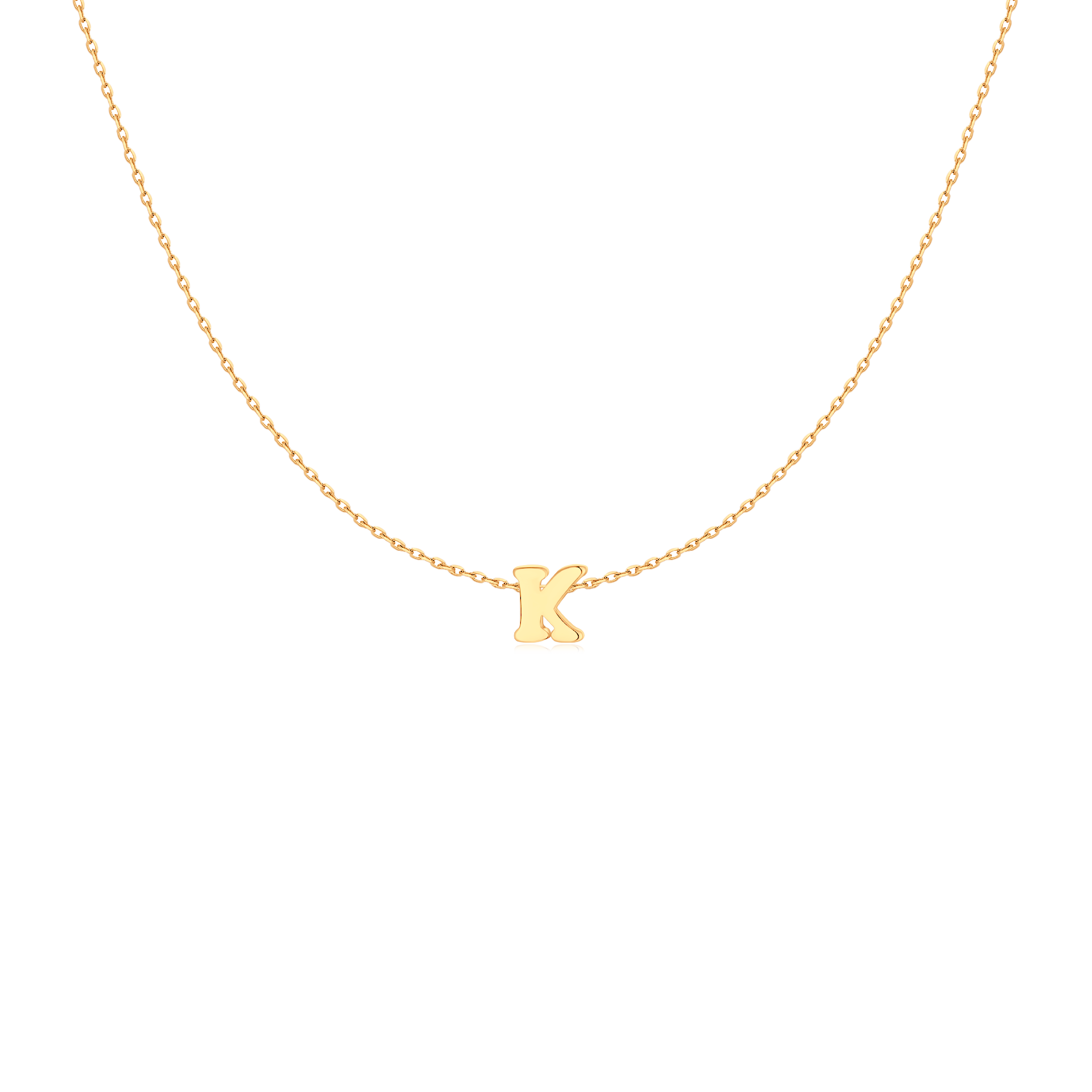 Capital Letter Necklace - Milas Jewels Shop