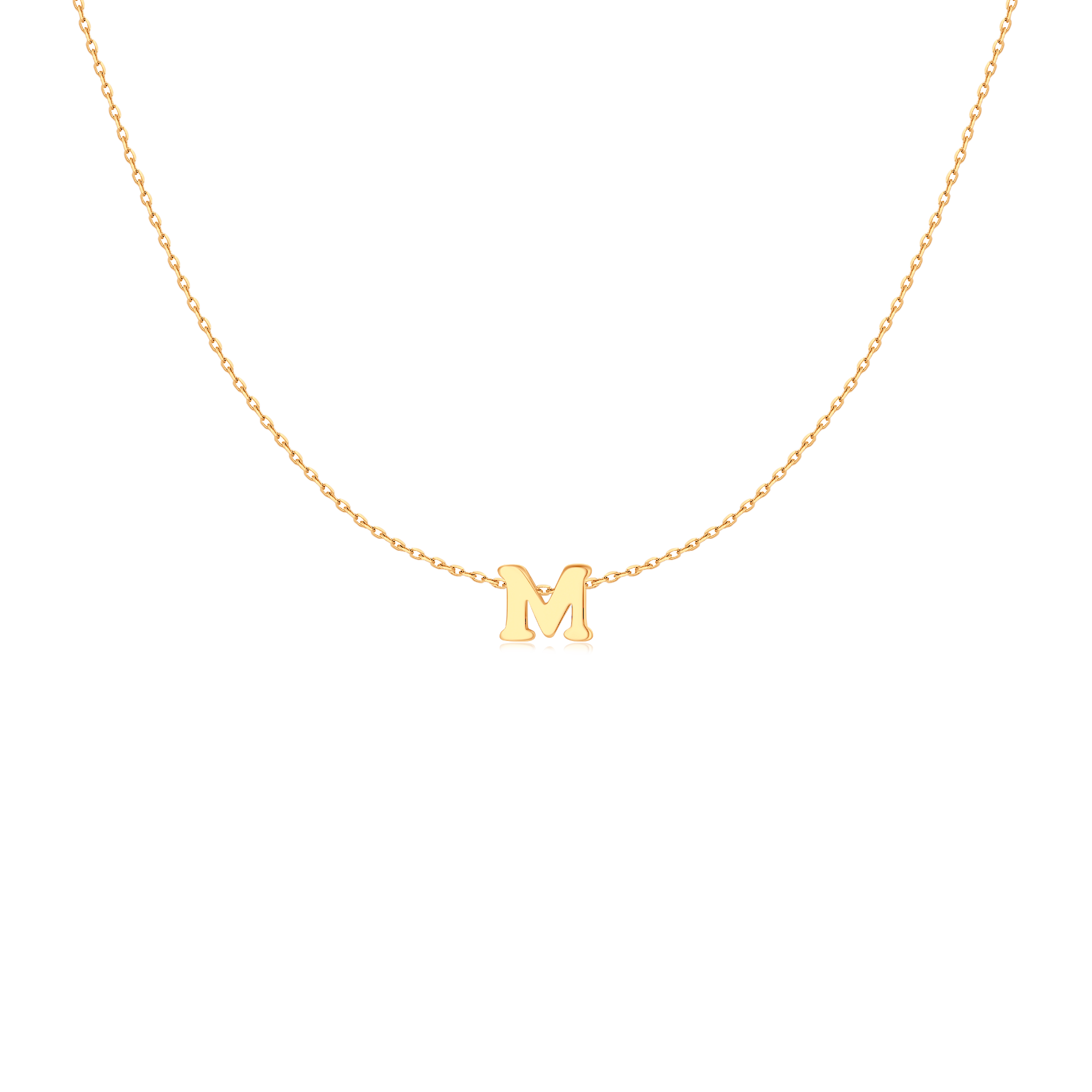 Capital Letter Necklace - Milas Jewels Shop