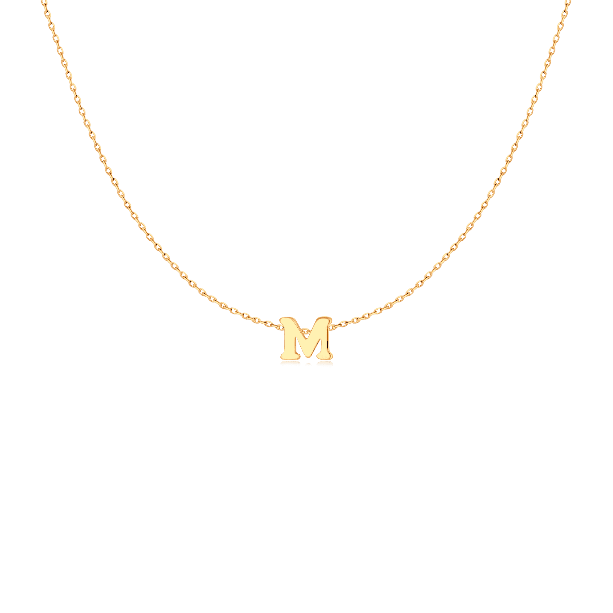 Capital Letter Necklace - Milas Jewels Shop