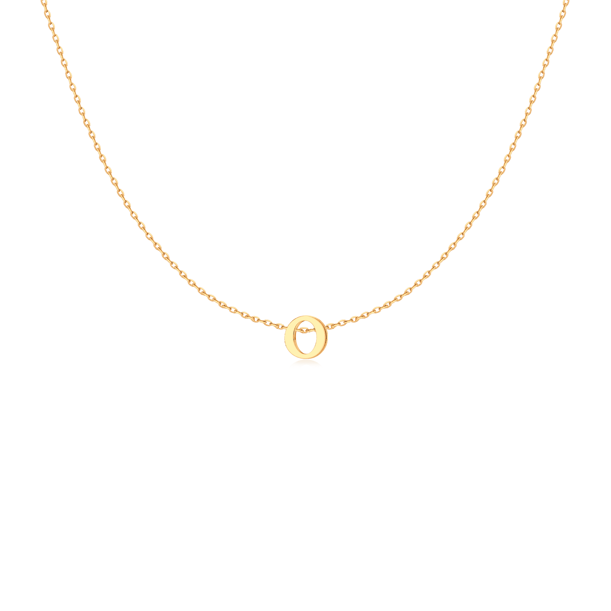 Capital Letter Necklace - Milas Jewels Shop