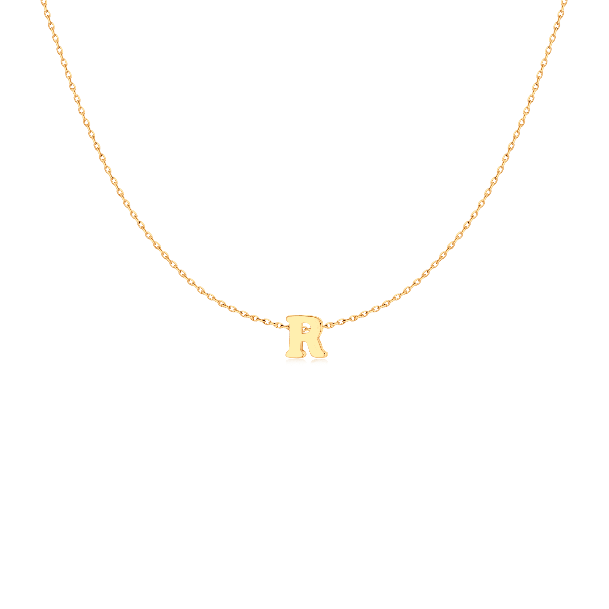Capital Letter Necklace - Milas Jewels Shop