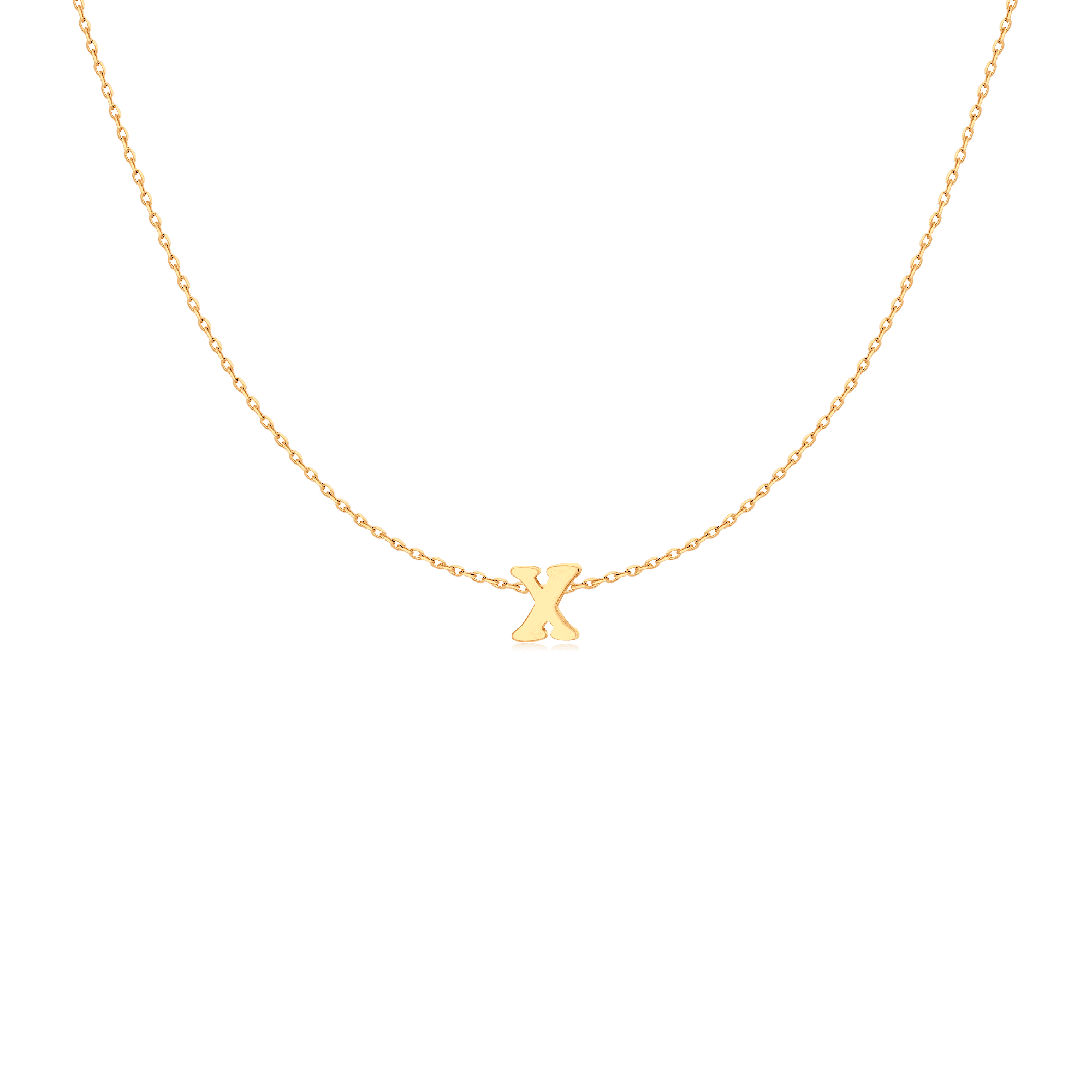 Capital Letter Necklace - Milas Jewels Shop