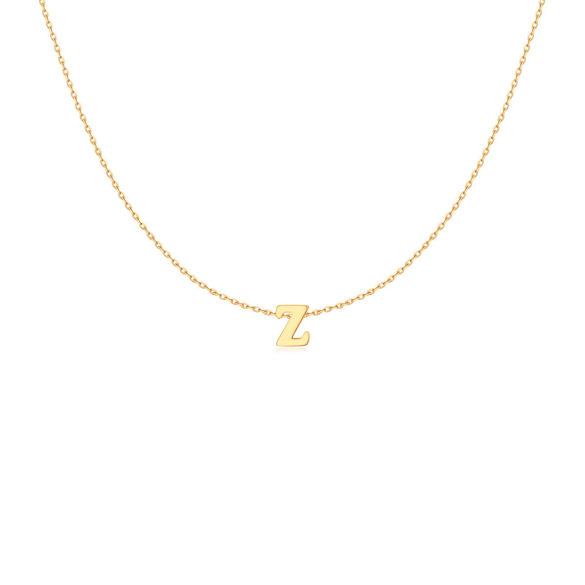 Capital Letter Necklace - Milas Jewels Shop