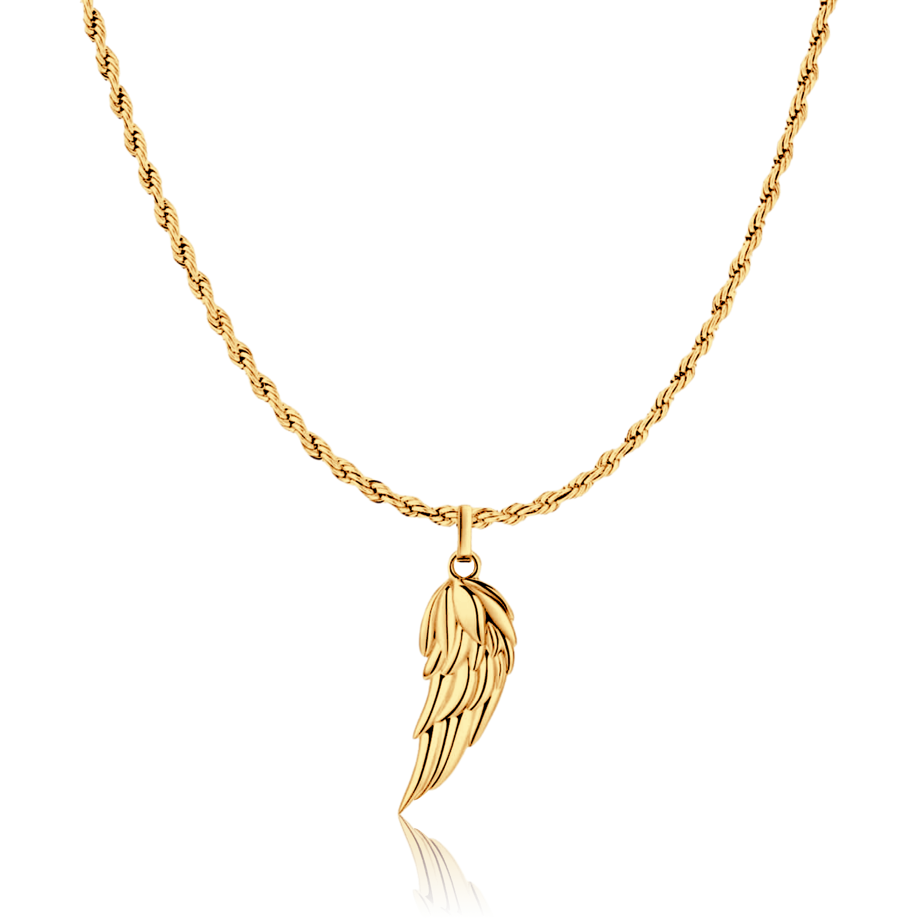 Wing BRAVE Men's Necklace - Milas Jewels Shop
