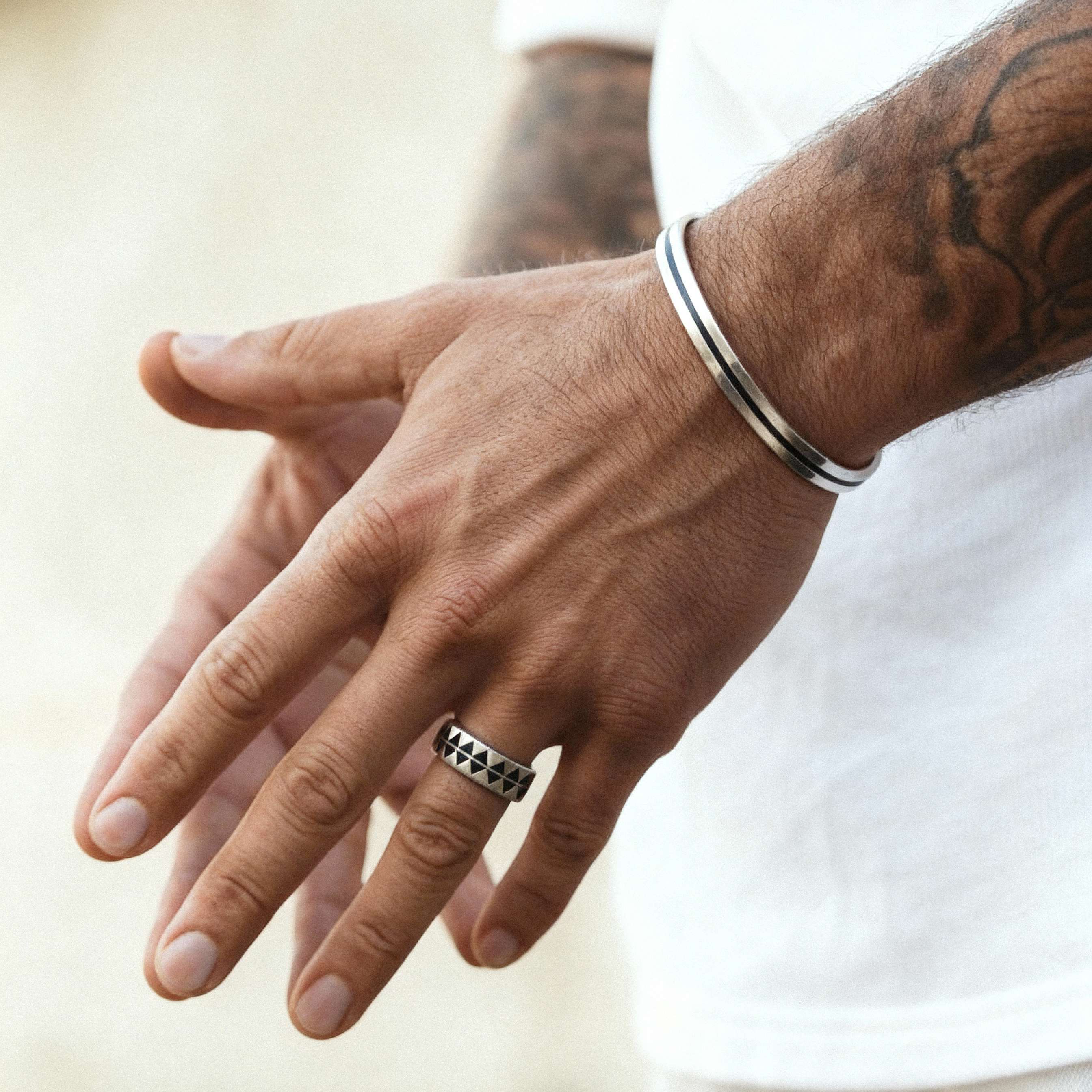 Tribal BRAVE Men's Ring - Milas Jewels Shop
