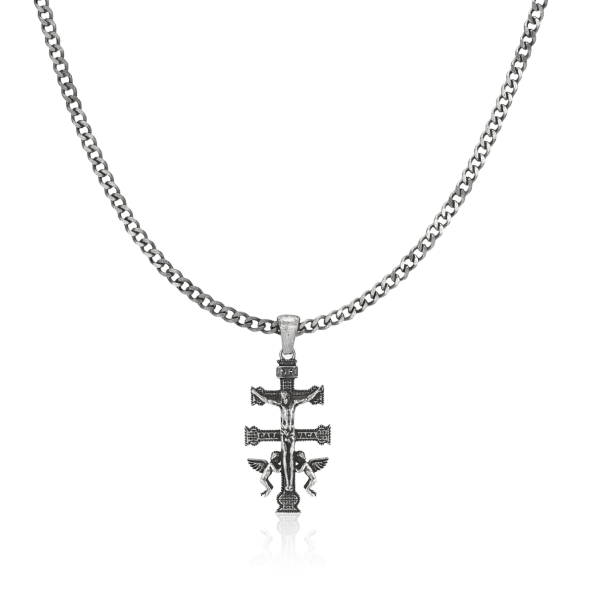 Caravaca Cross BRAVE Men's Necklace