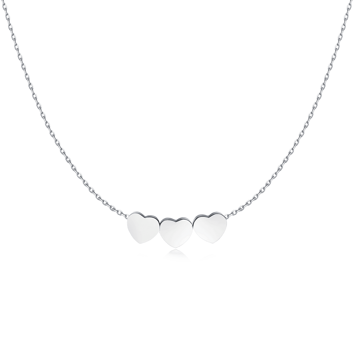 Hearts - 3 Times Love Necklace - Milas Jewels Shop
