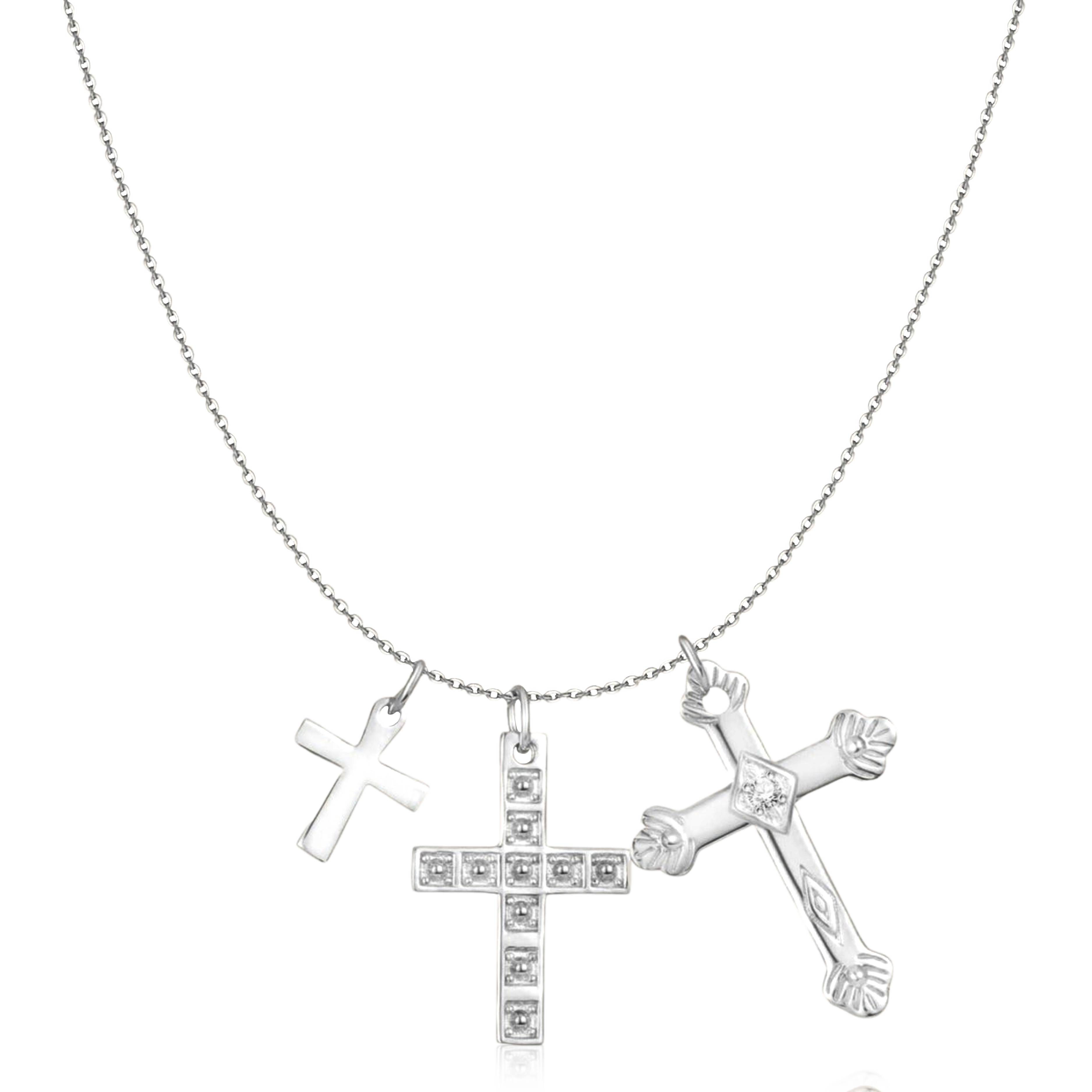 3 Crosses Necklace - Milas Jewels Shop
