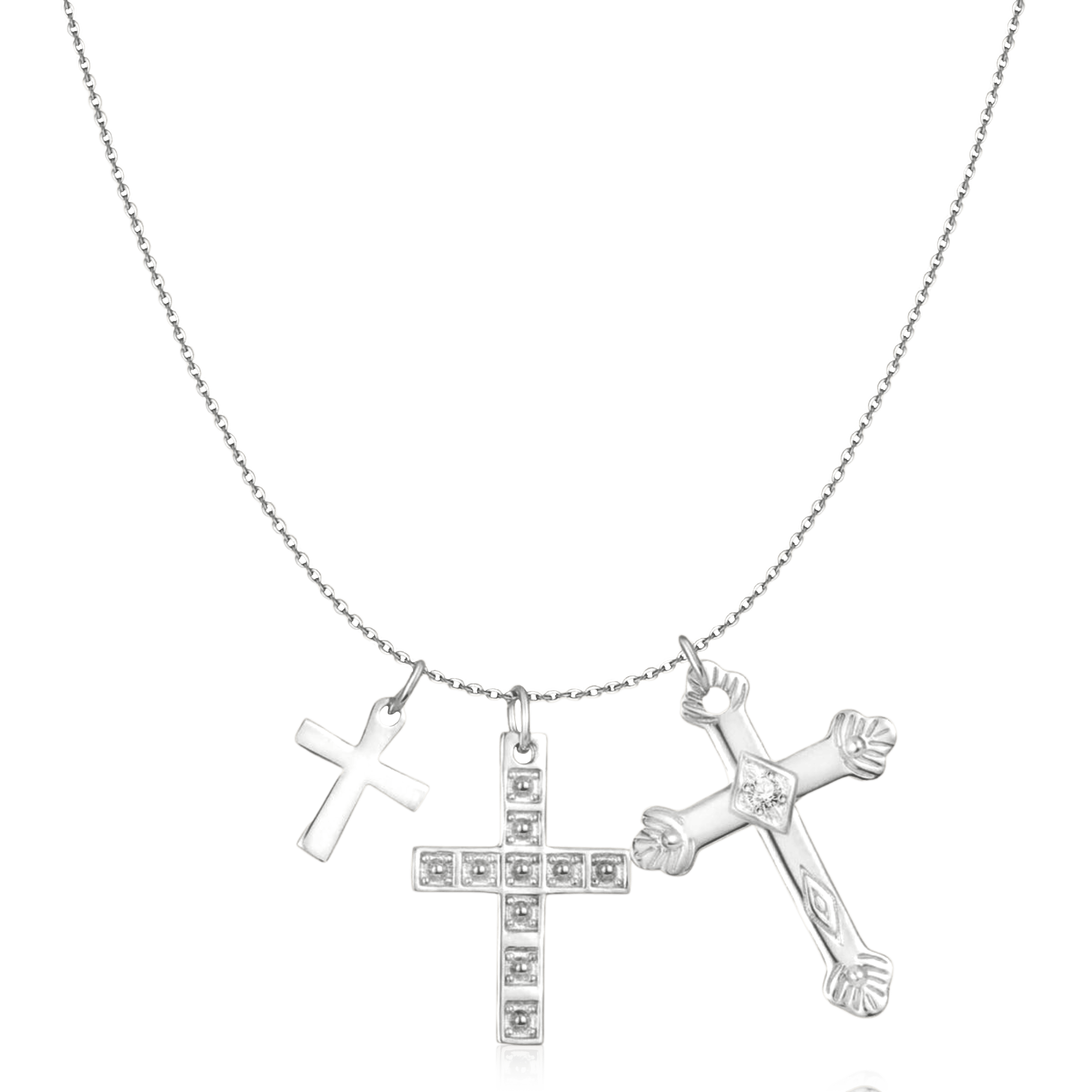 3 Crosses Necklace - Milas Jewels Shop