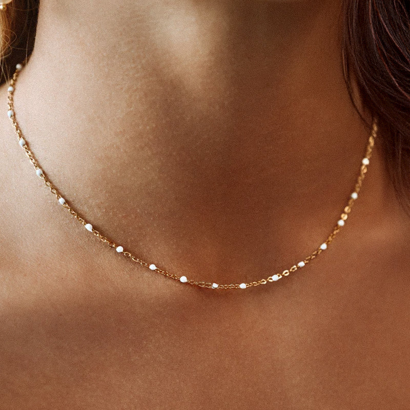 Coco Lace Necklace - Milas Jewels Shop