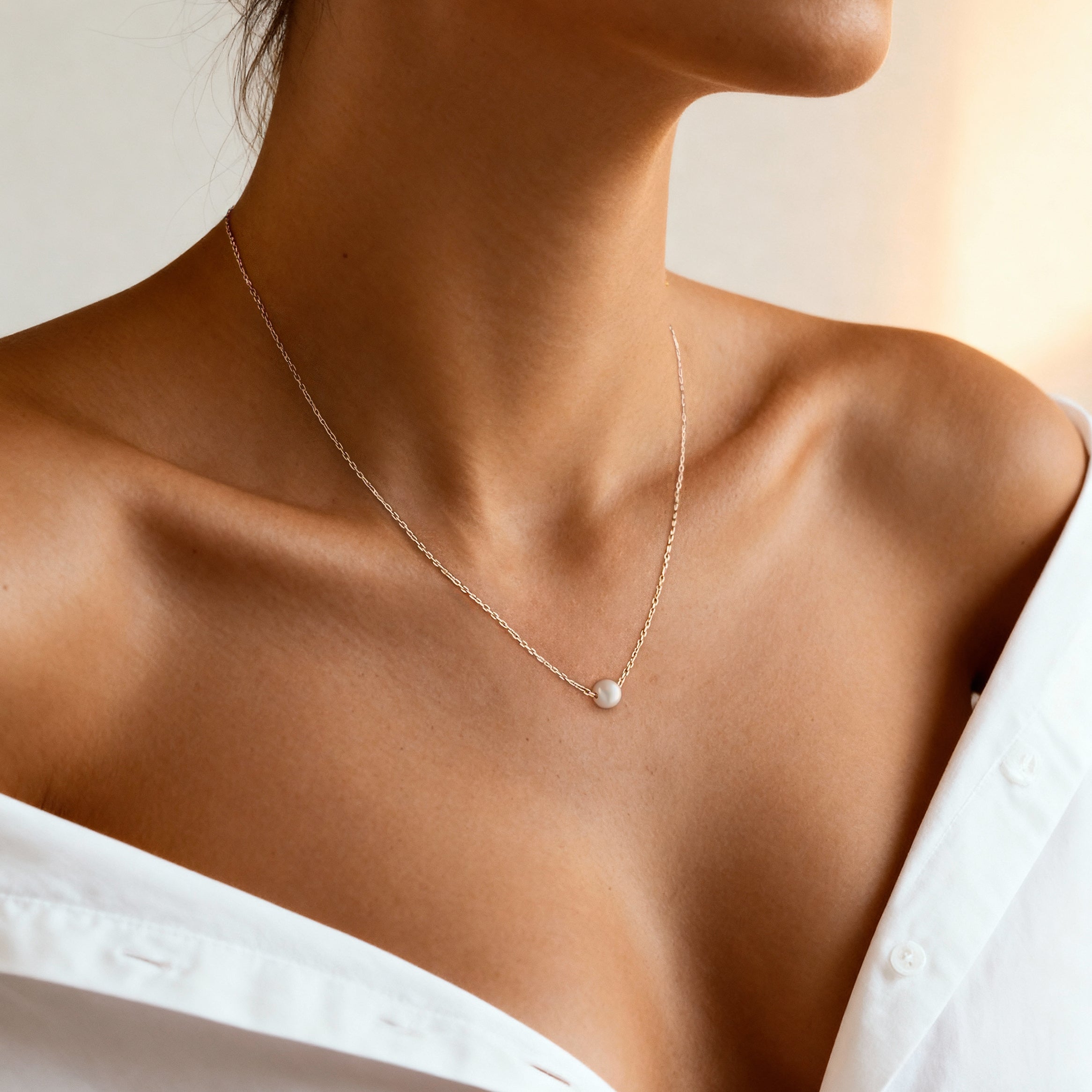 Sea Pearl Necklace - Milas Jewels Shop