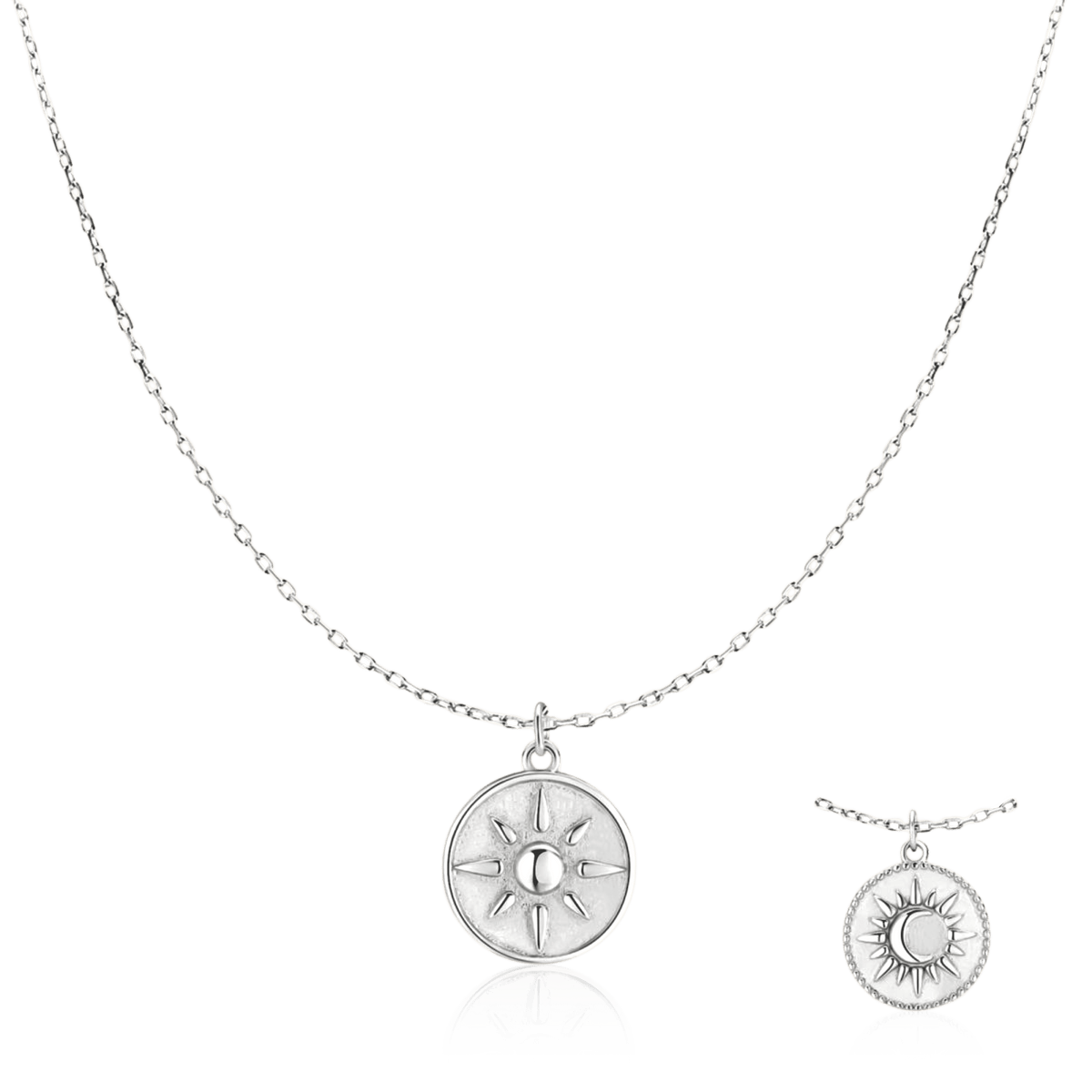 Moon and Sun Necklace - Milas Jewels Shop