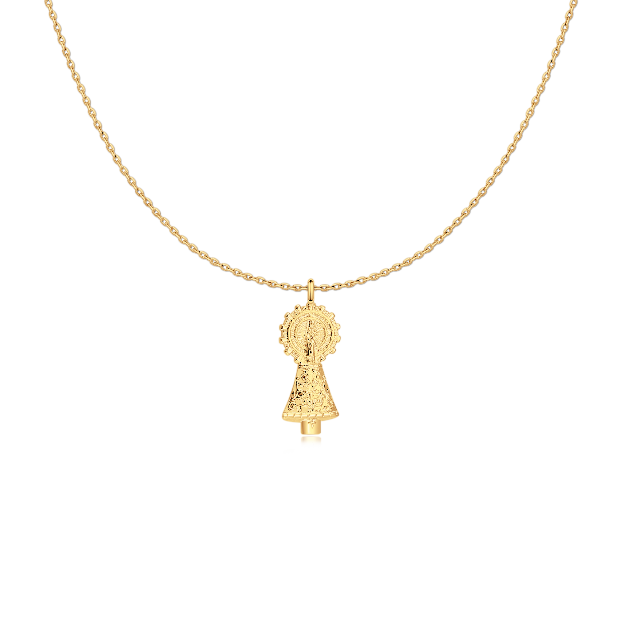 Virgin of Pilar Necklace - Milas Jewels Shop