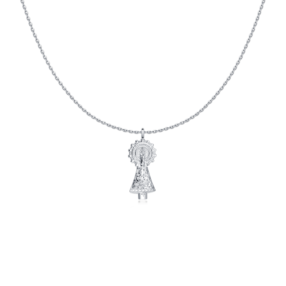 Virgin of Pilar Necklace - Milas Jewels Shop