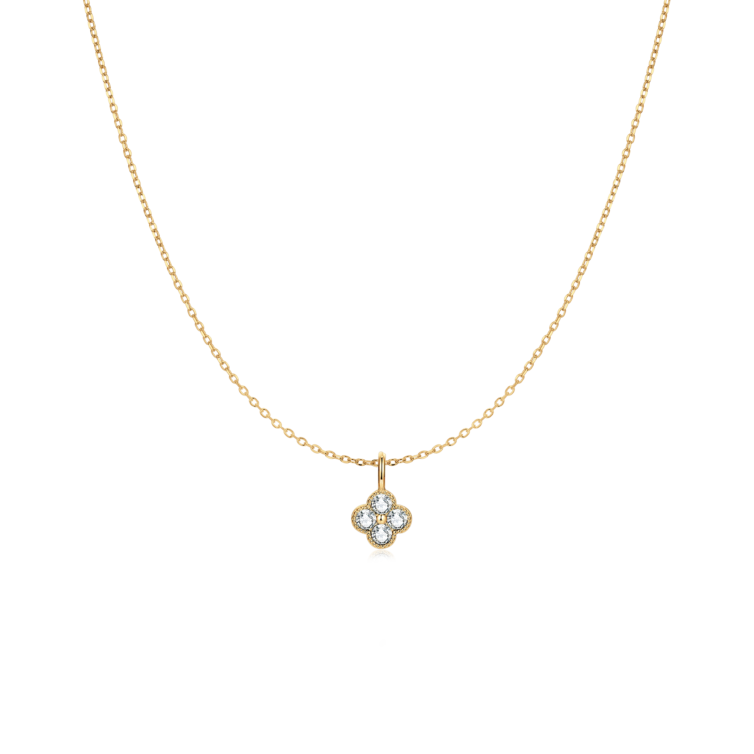 Country Flower Necklace - Milas Jewels Shop
