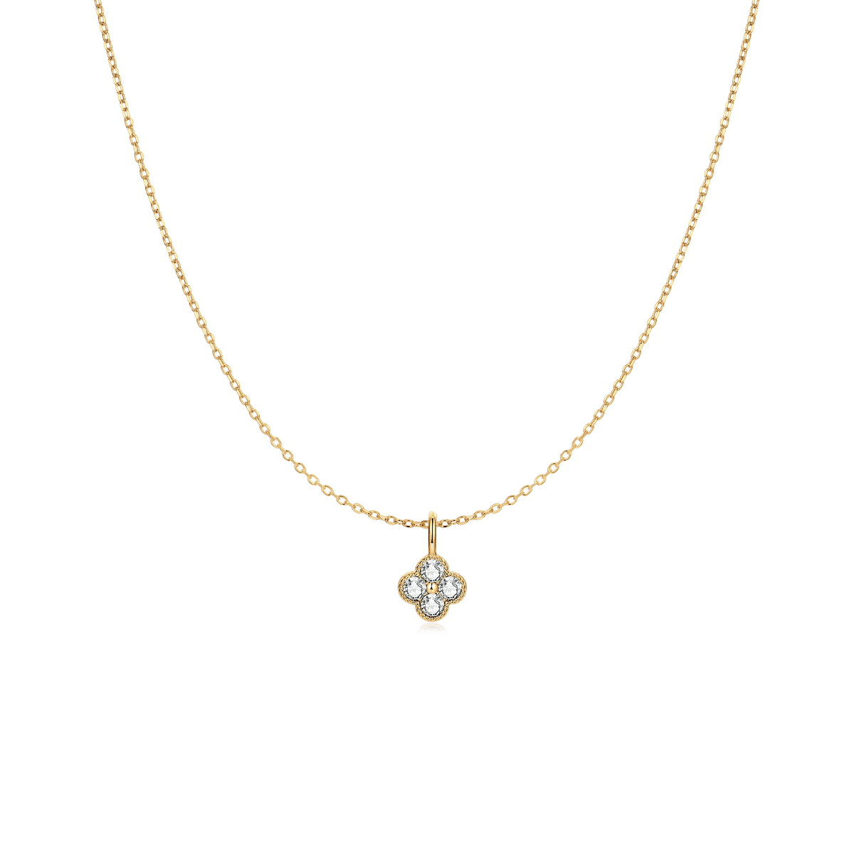Country Flower Necklace - Milas Jewels Shop