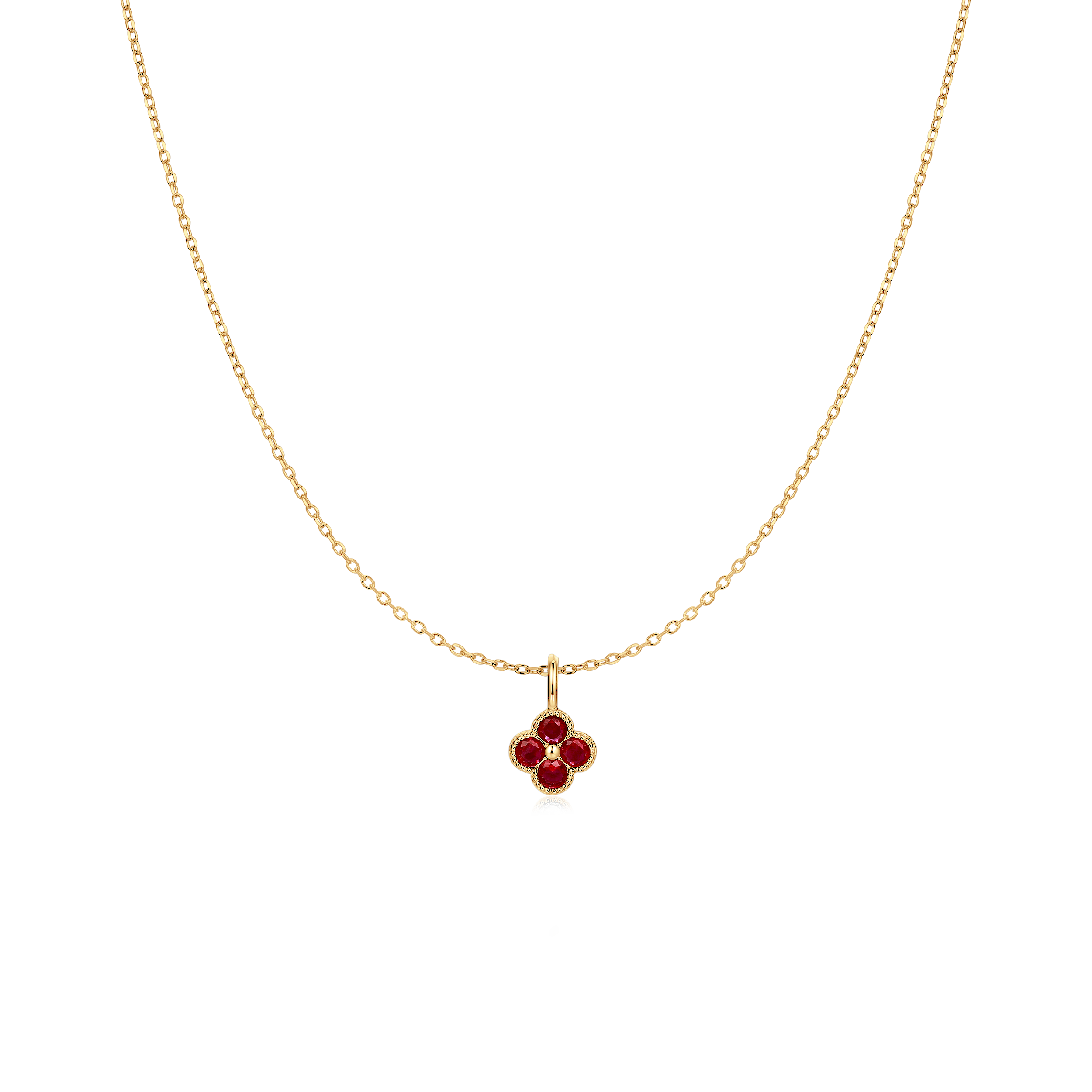 Country Flower Necklace - Milas Jewels Shop