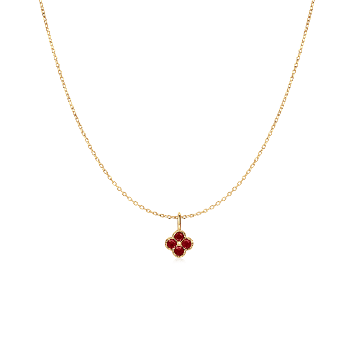 Country Flower Necklace - Milas Jewels Shop