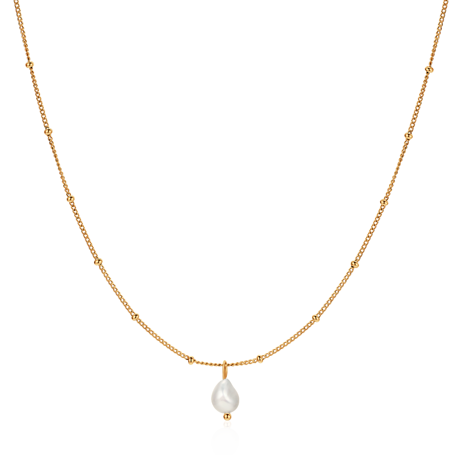 Drop Pearl Necklace - Milas Jewels Shop