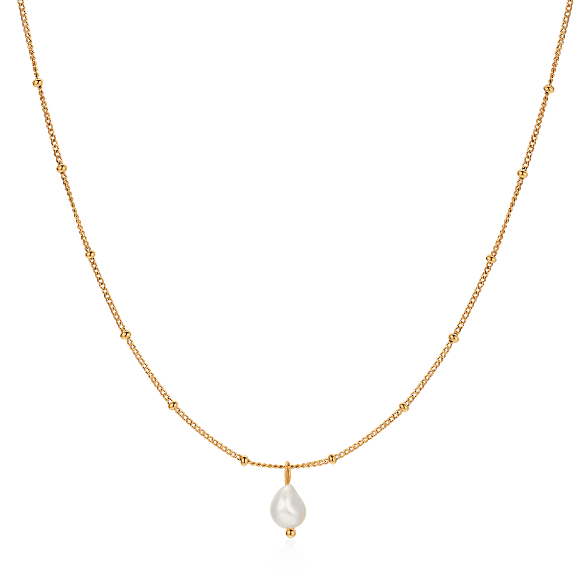 Drop Pearl Necklace - Milas Jewels Shop
