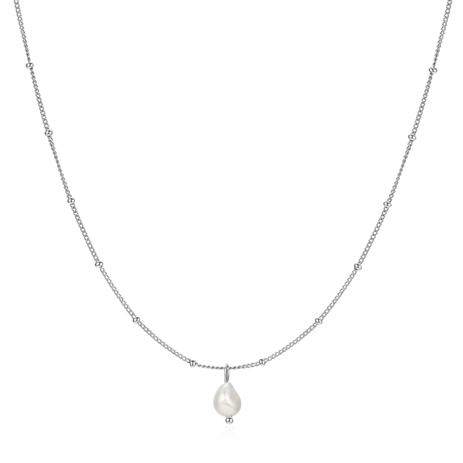 Drop Pearl Necklace - Milas Jewels Shop