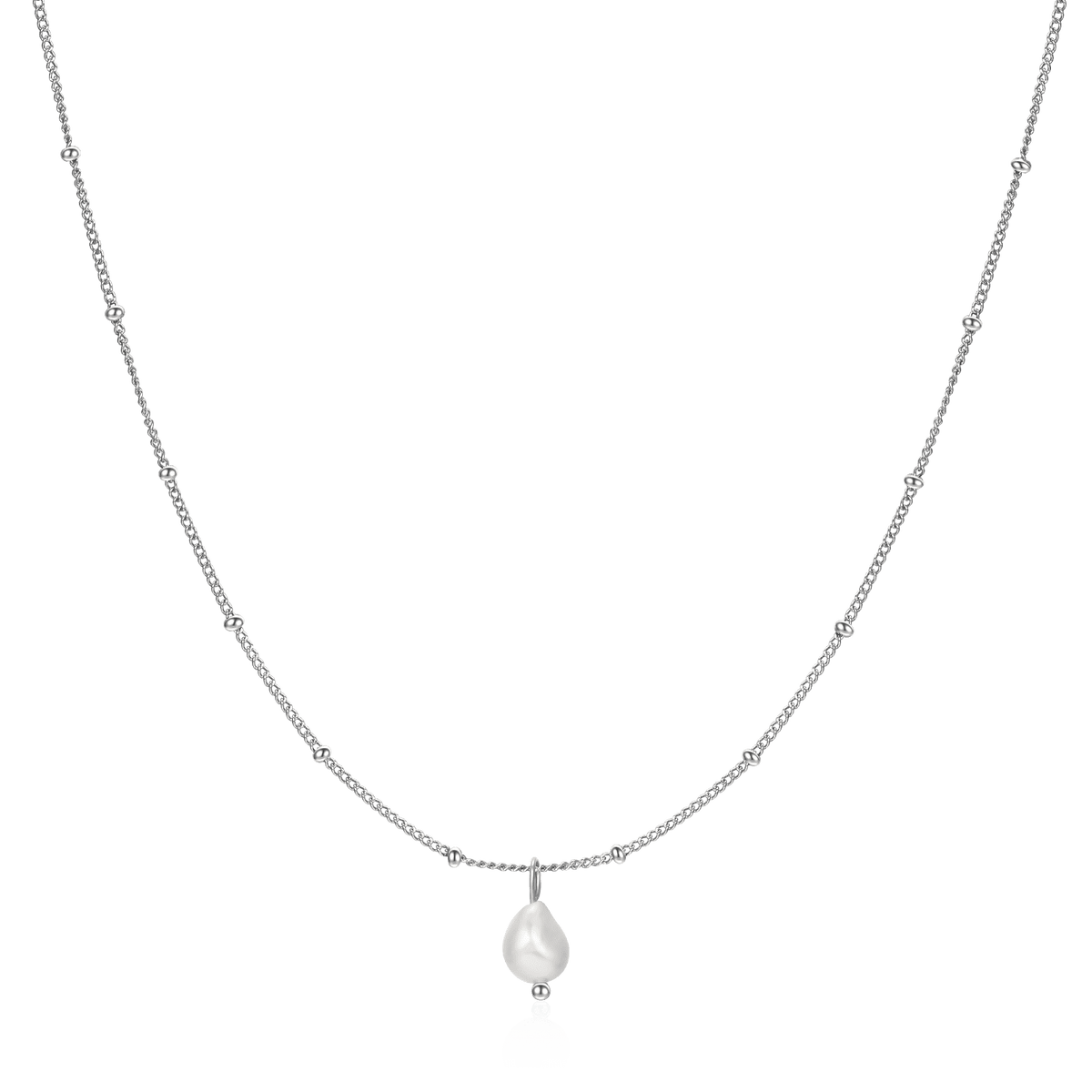 Drop Pearl Necklace - Milas Jewels Shop