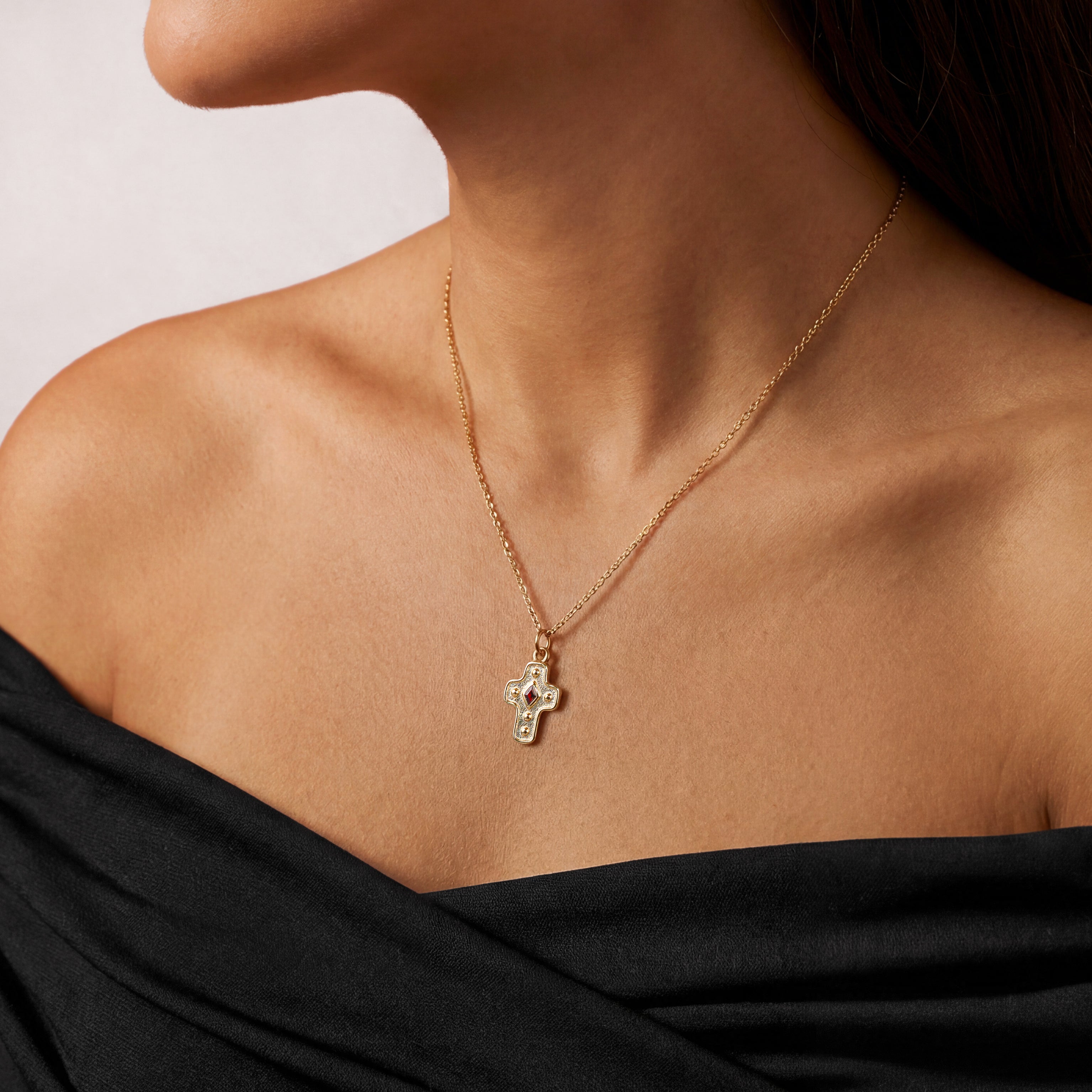 Diamond Cross Necklace