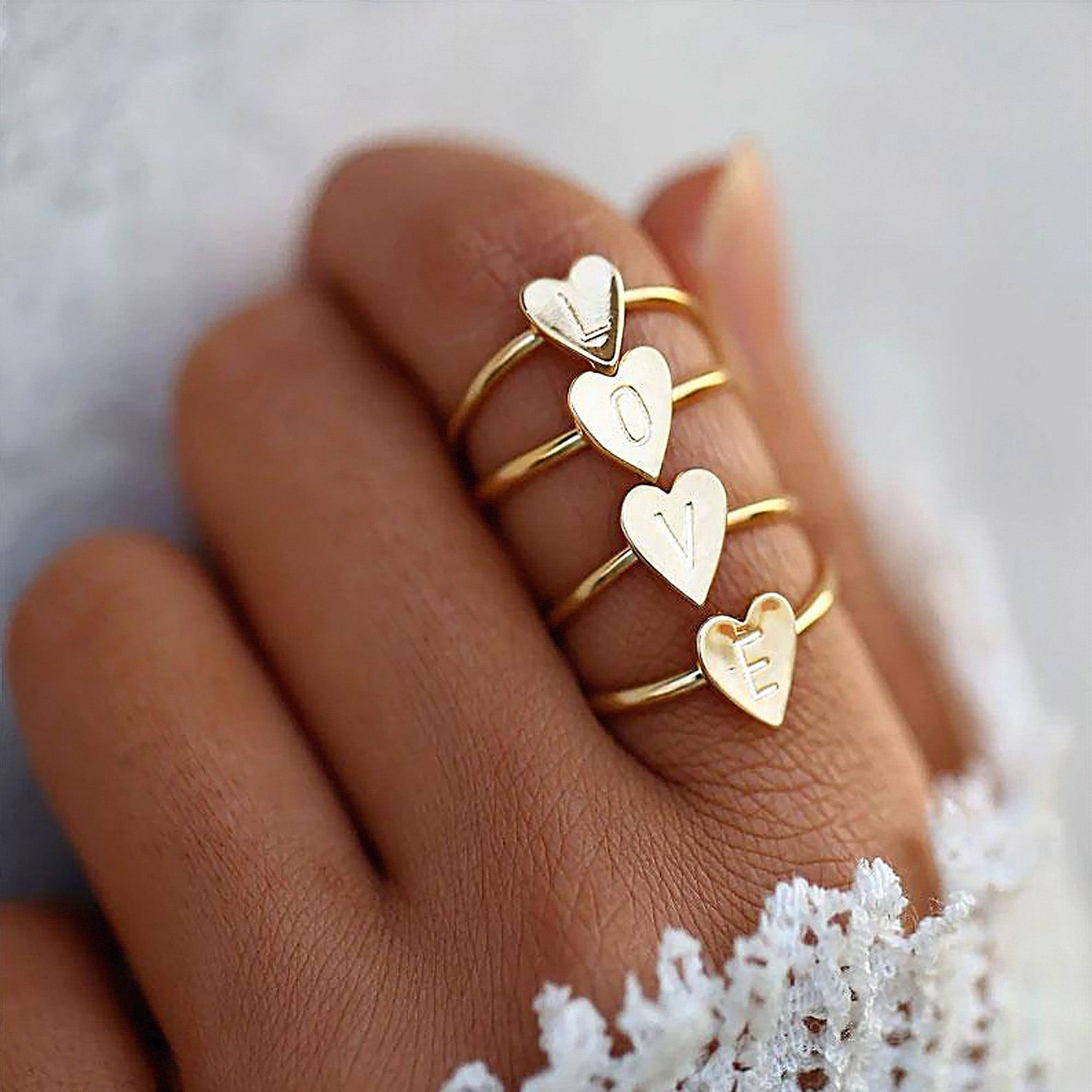 "Initial" Ring - Milas Jewels Shop