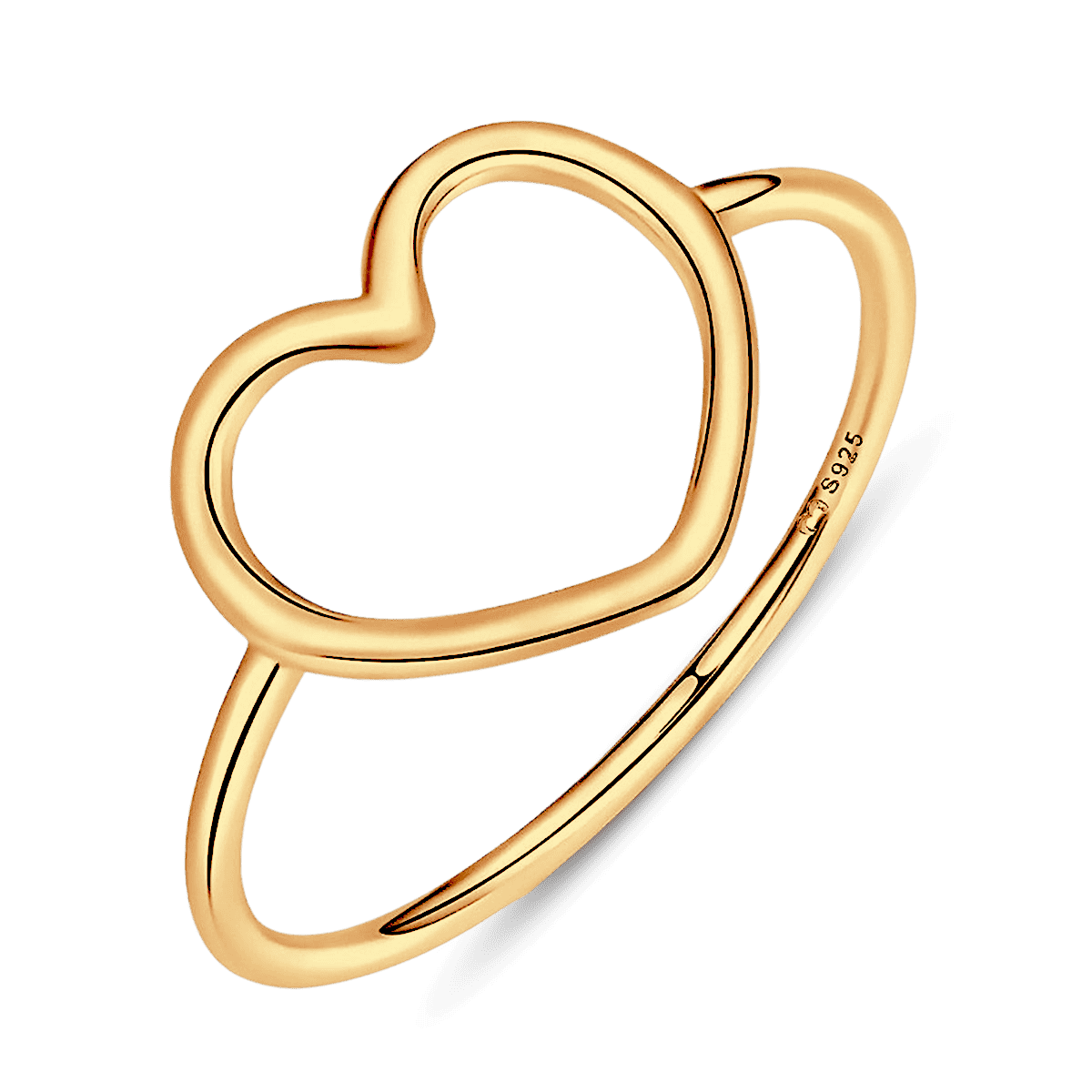 Minimalist Heart Ring - Milas Jewels Shop