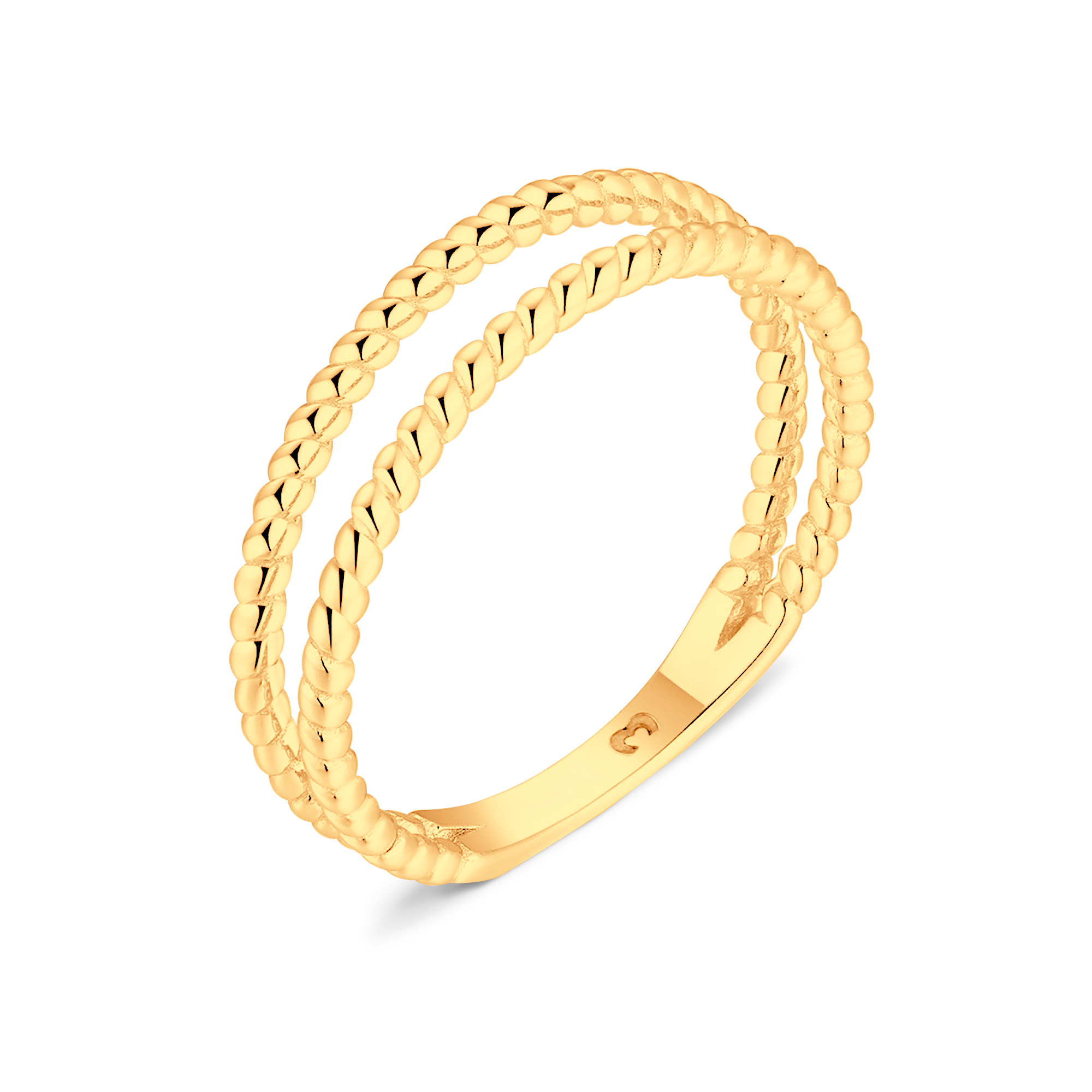 Twisted Lines Ring