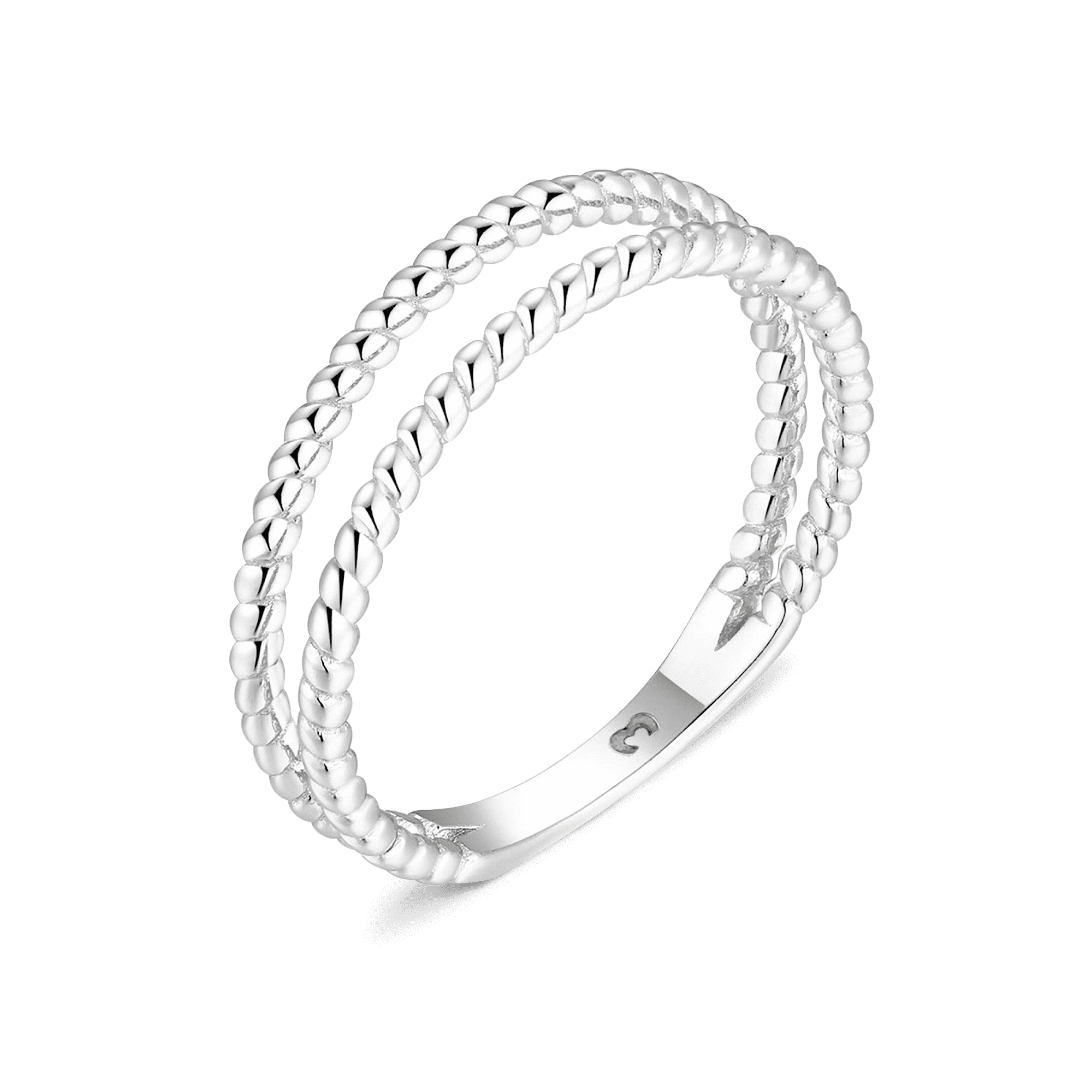 Twisted Lines Ring