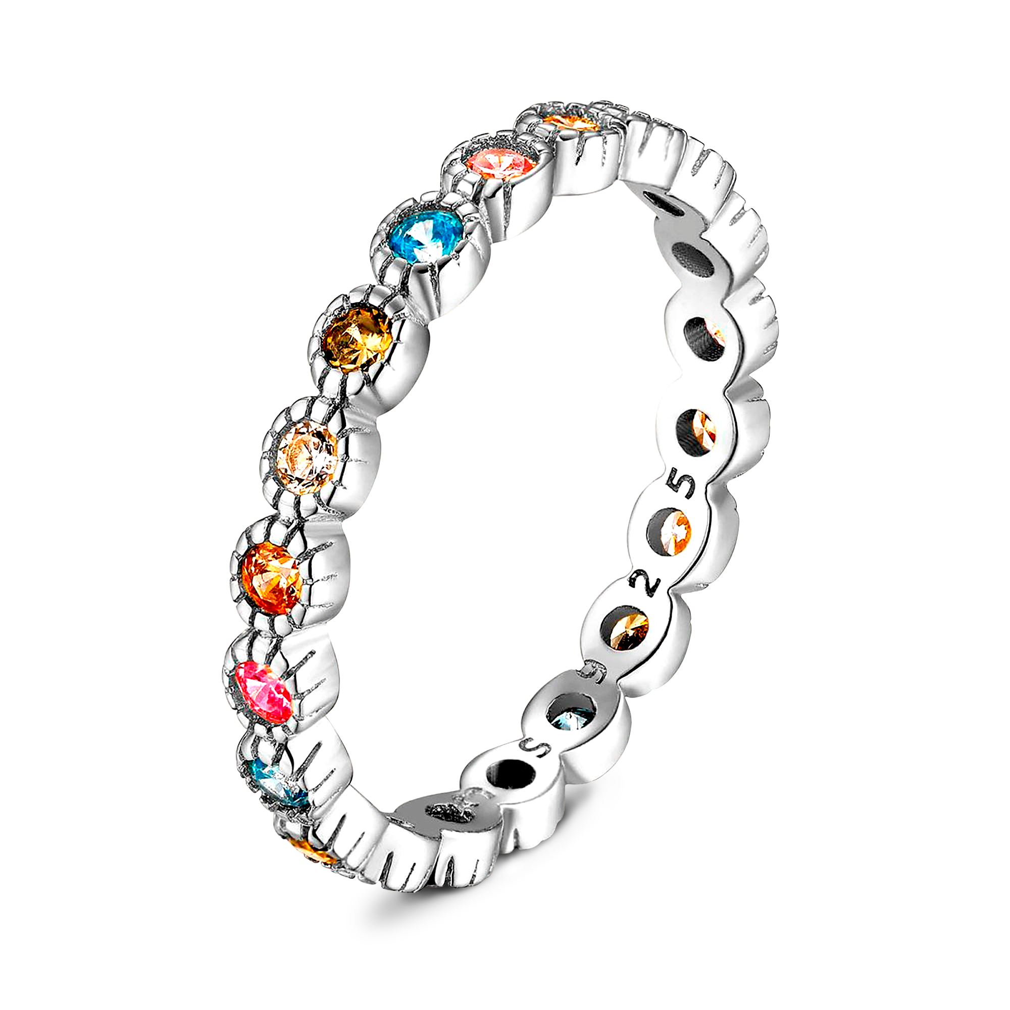 Circular Colorful Ring - Milas Jewels Shop