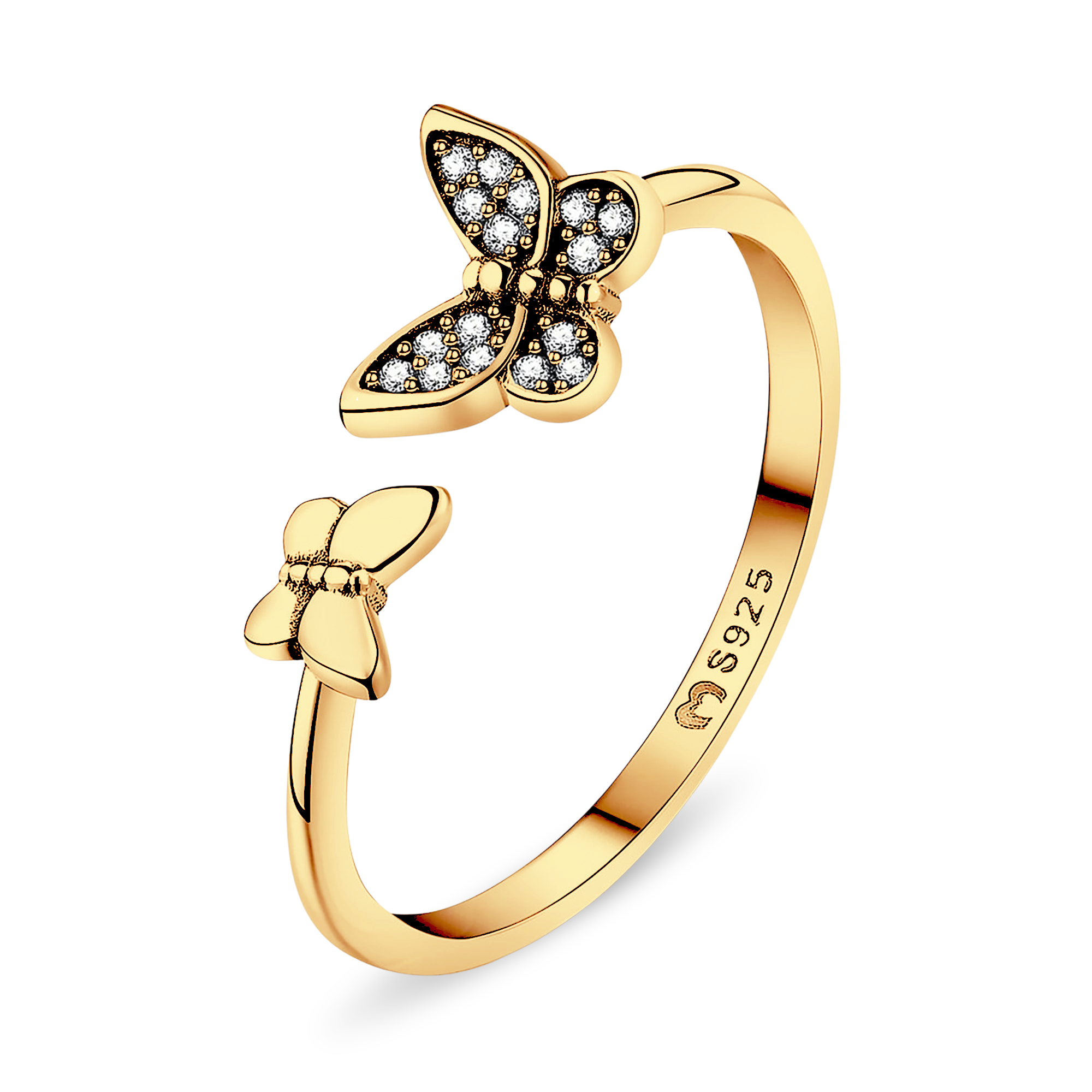Little Butterflies Ring - Milas Jewels Shop