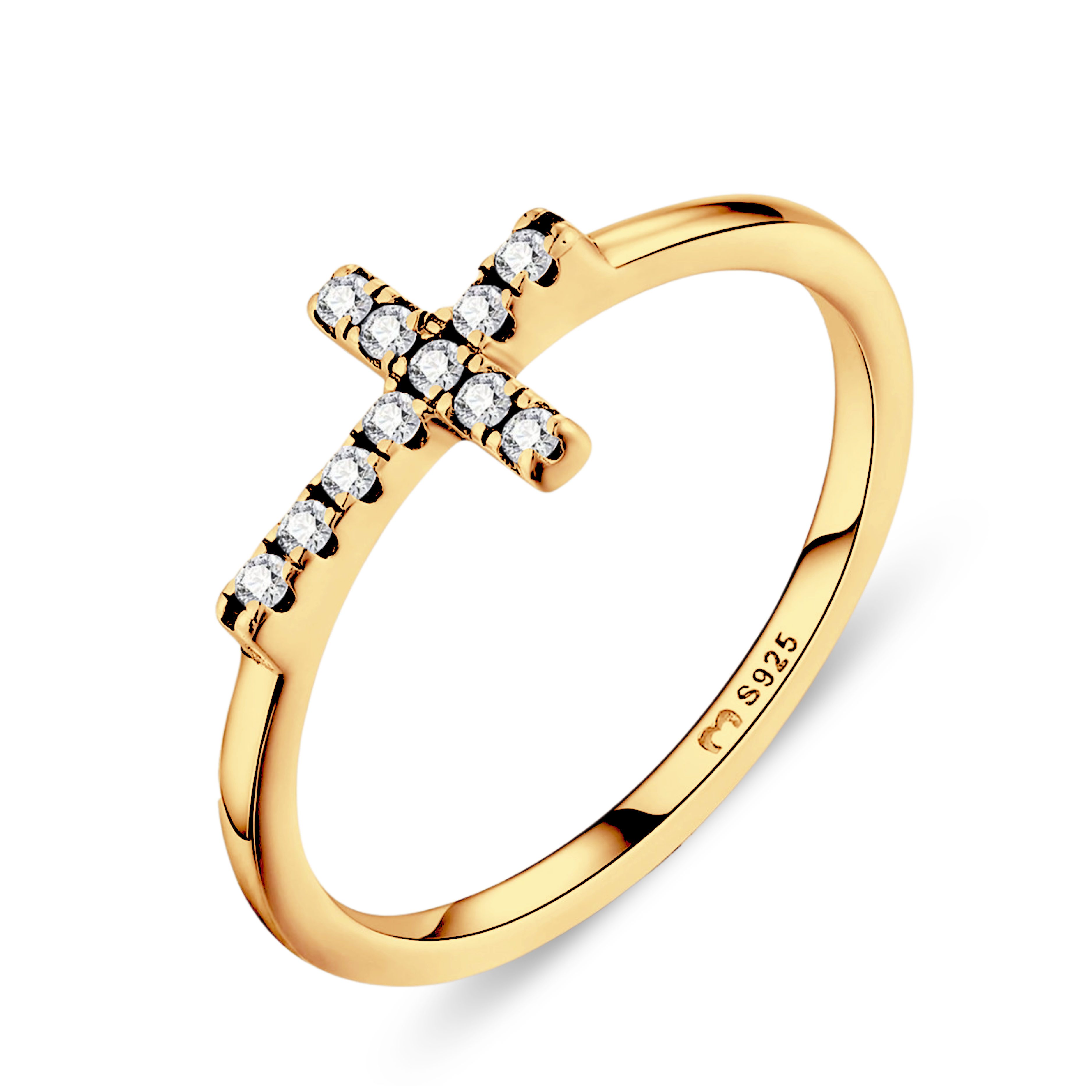 Religious Cross Ring - Milas Jewels Shop