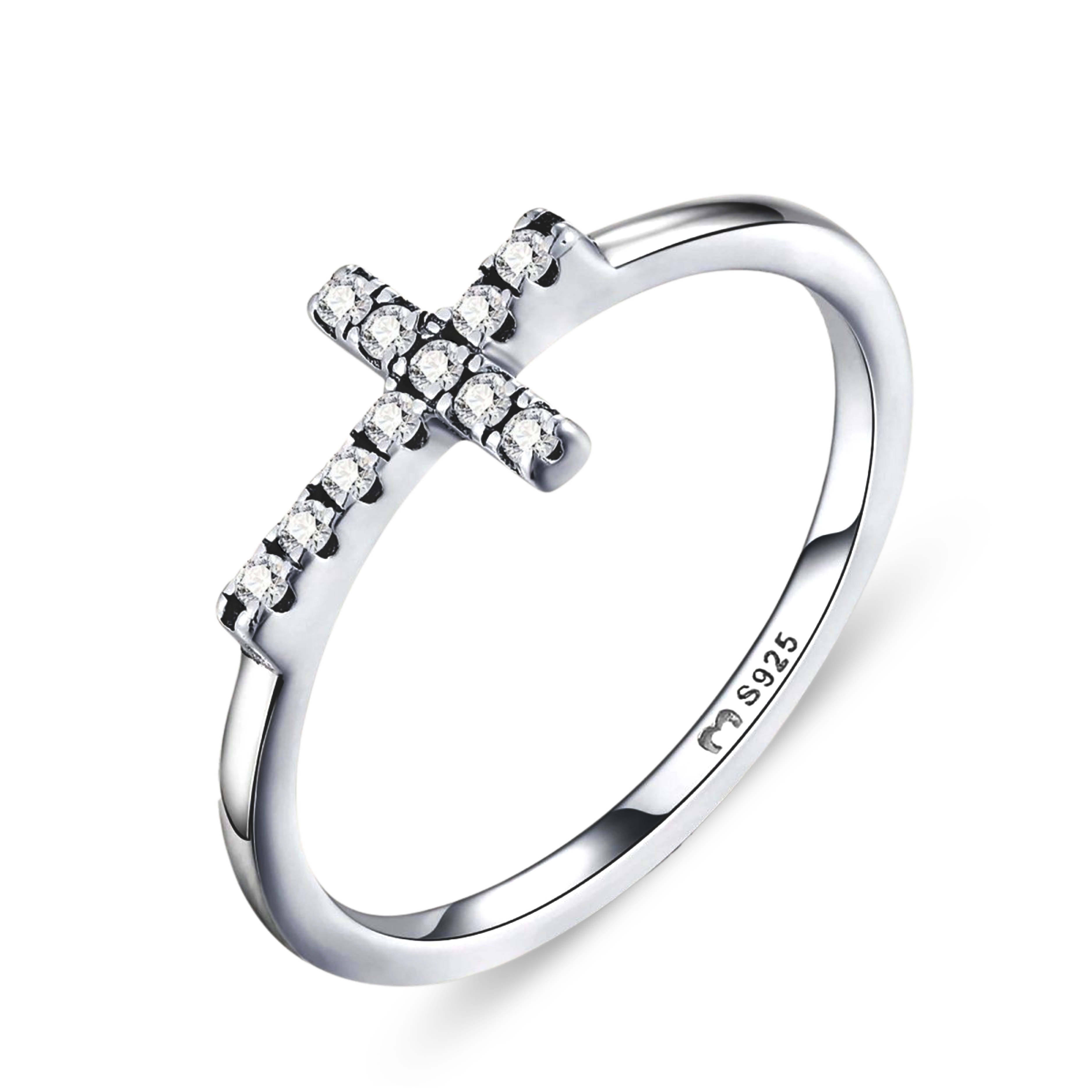 Religious Cross Ring - Milas Jewels Shop