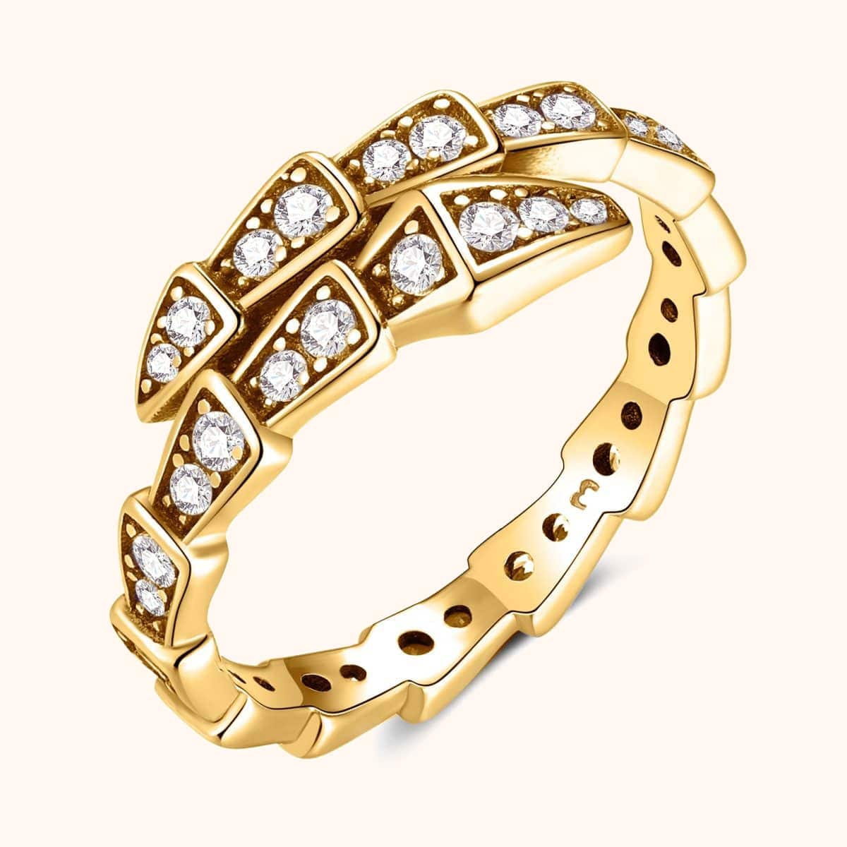 Shining Viper Ring - Milas Jewels Shop